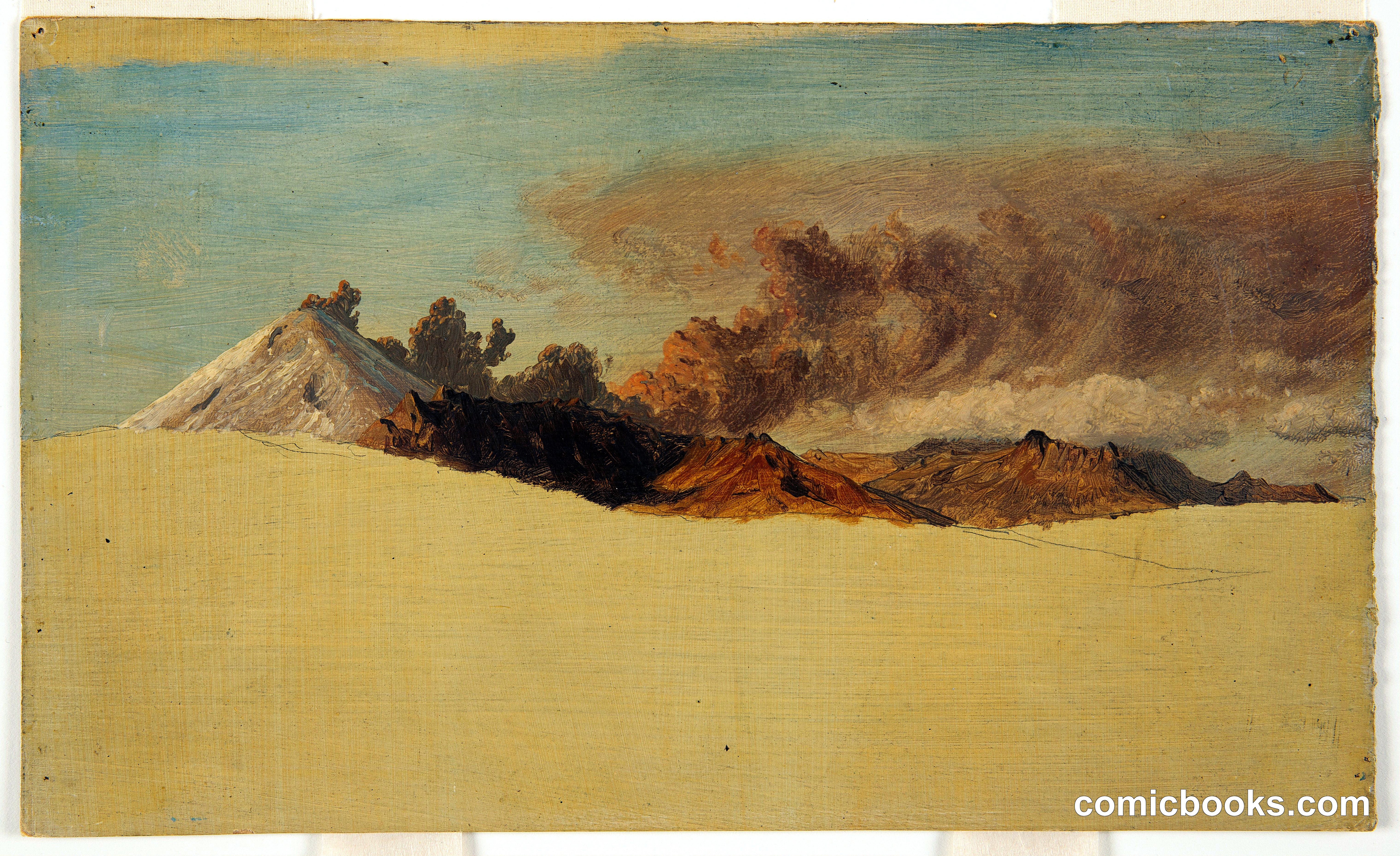 Cotopaxi Erupting, Viewed from Quito, Ecuador