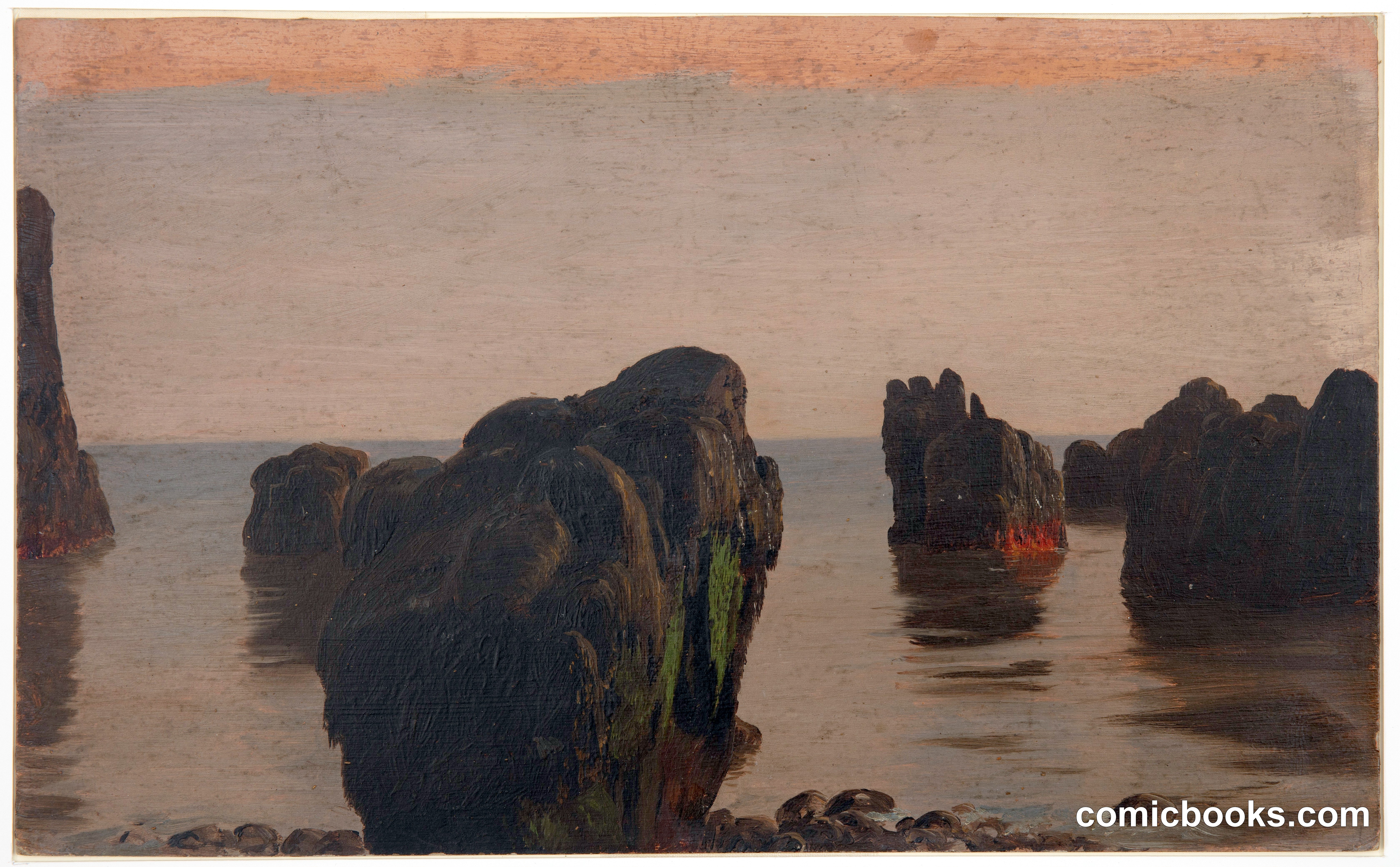 Rocks off Grand Manan Island, Canada