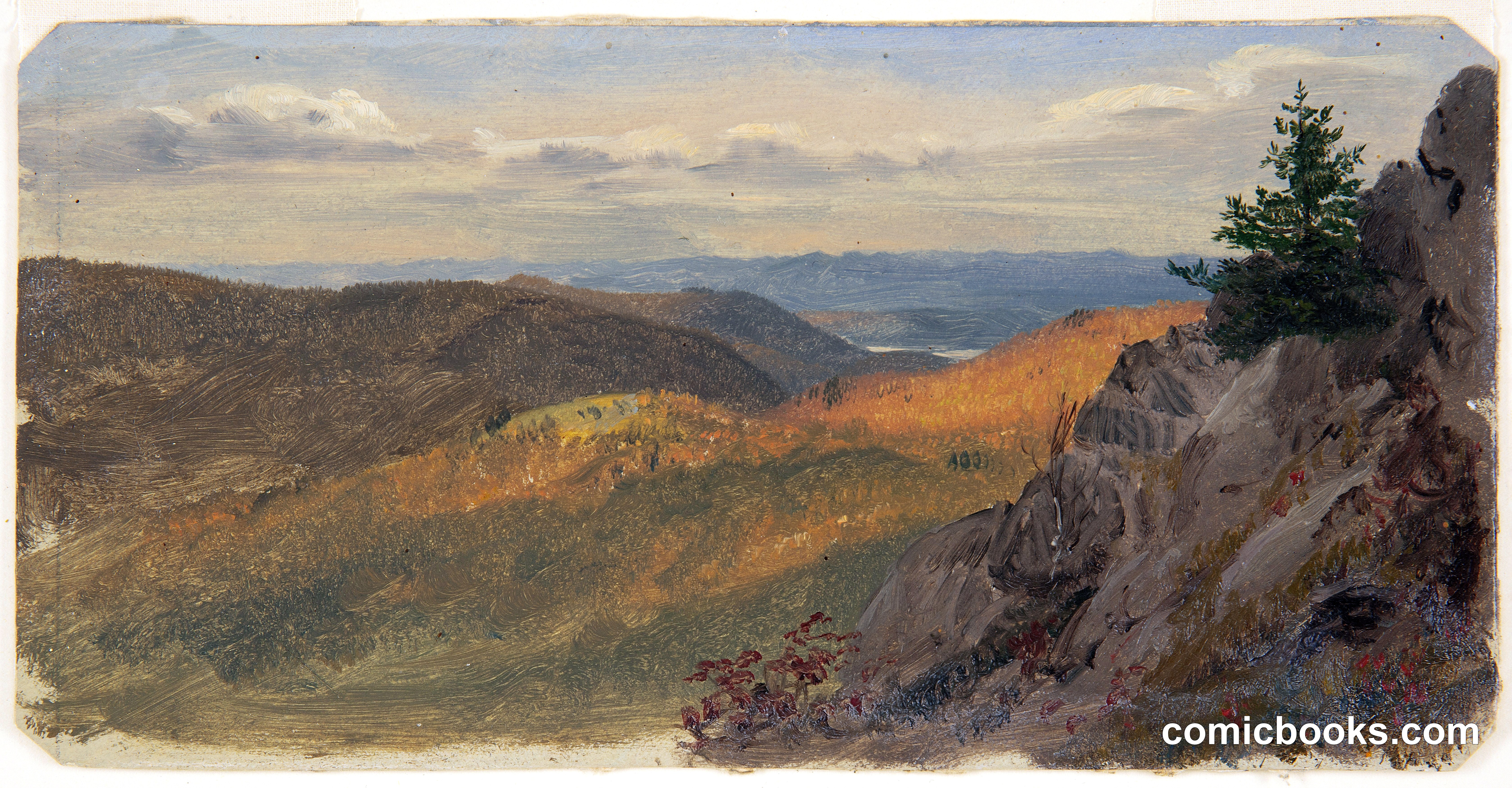 Mountain Landscape in Autumn
