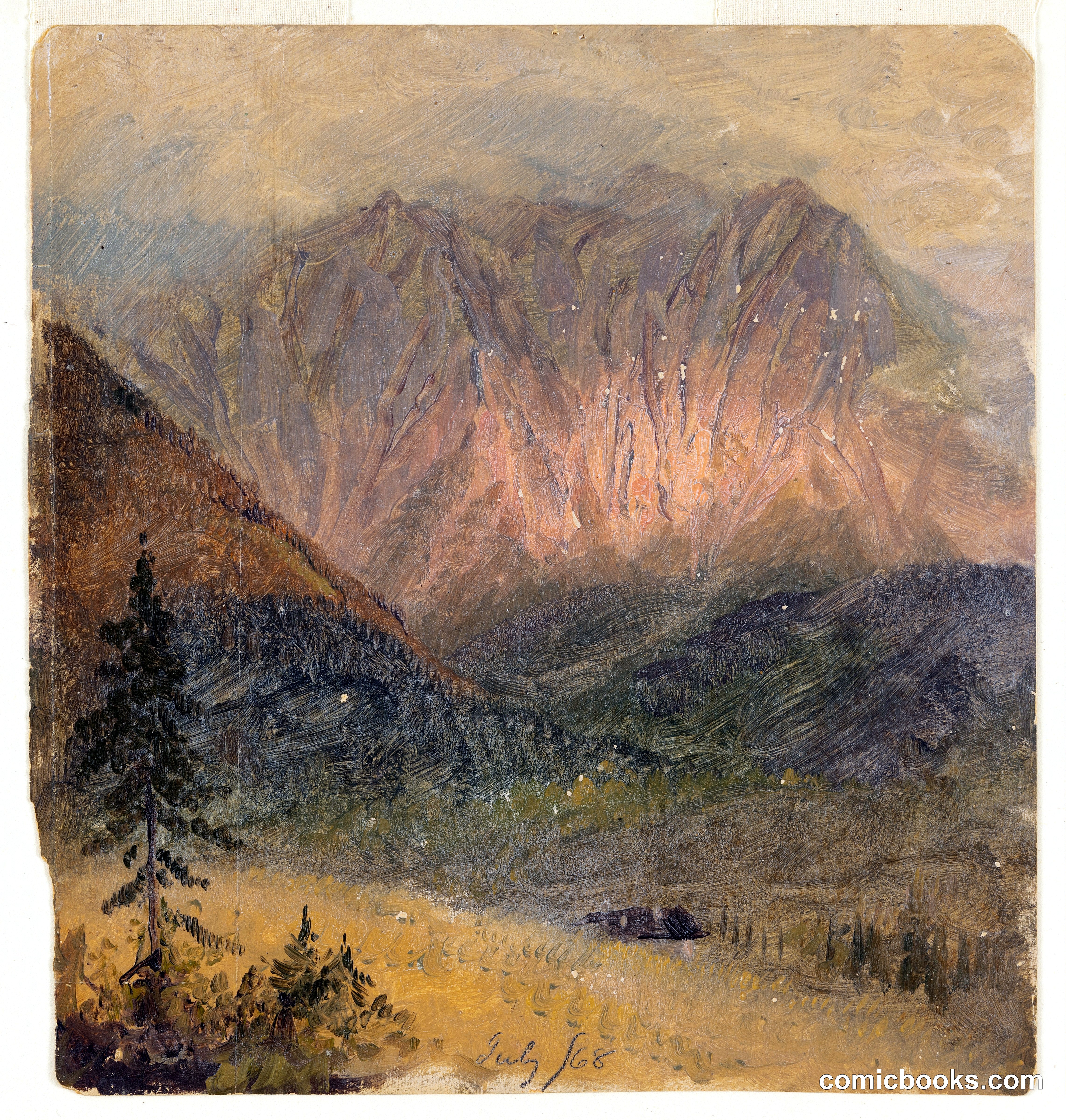 Bavarian Alps at Sunset, Germany
