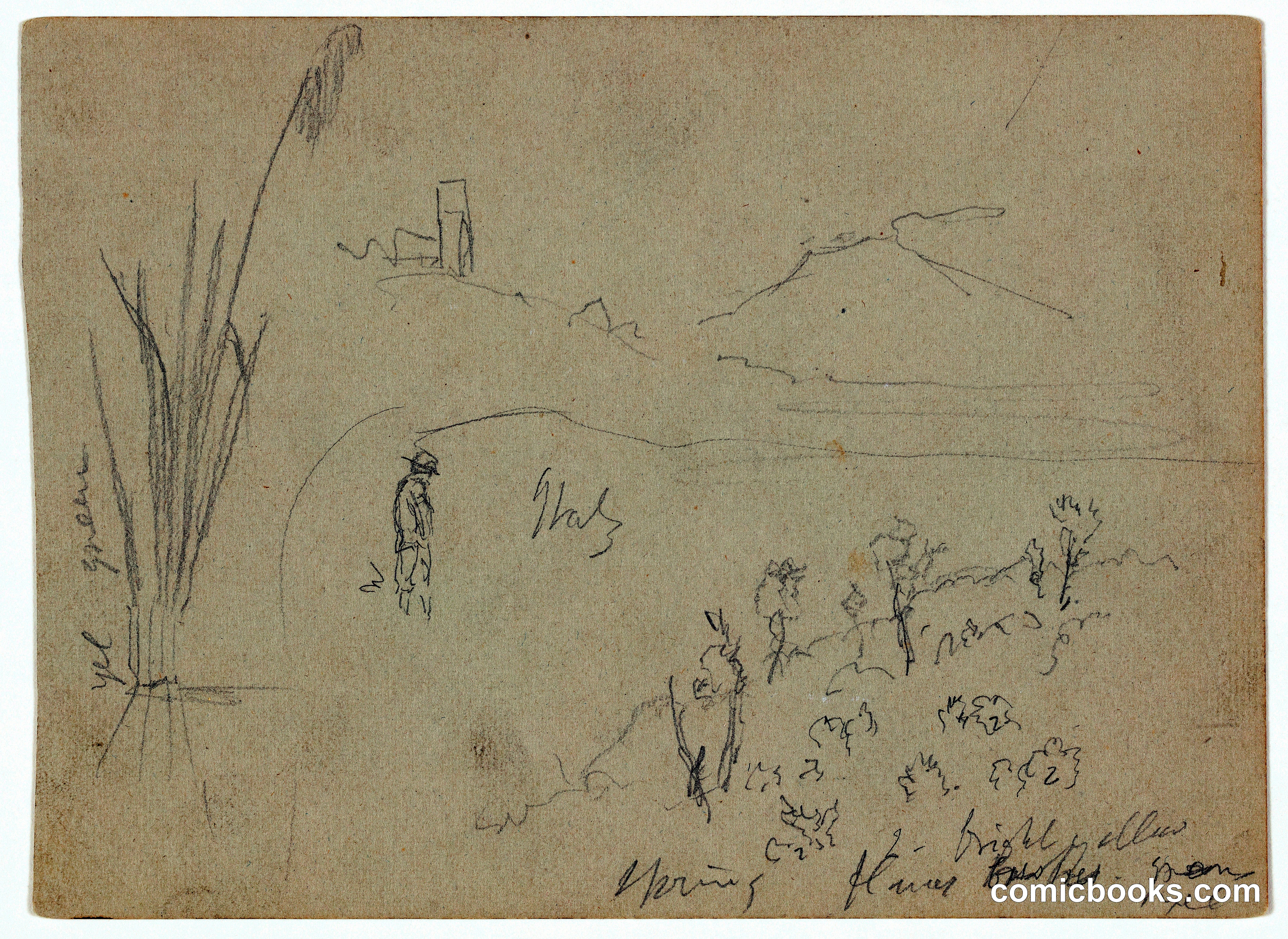 Landscape Scene near Velletri, Italy