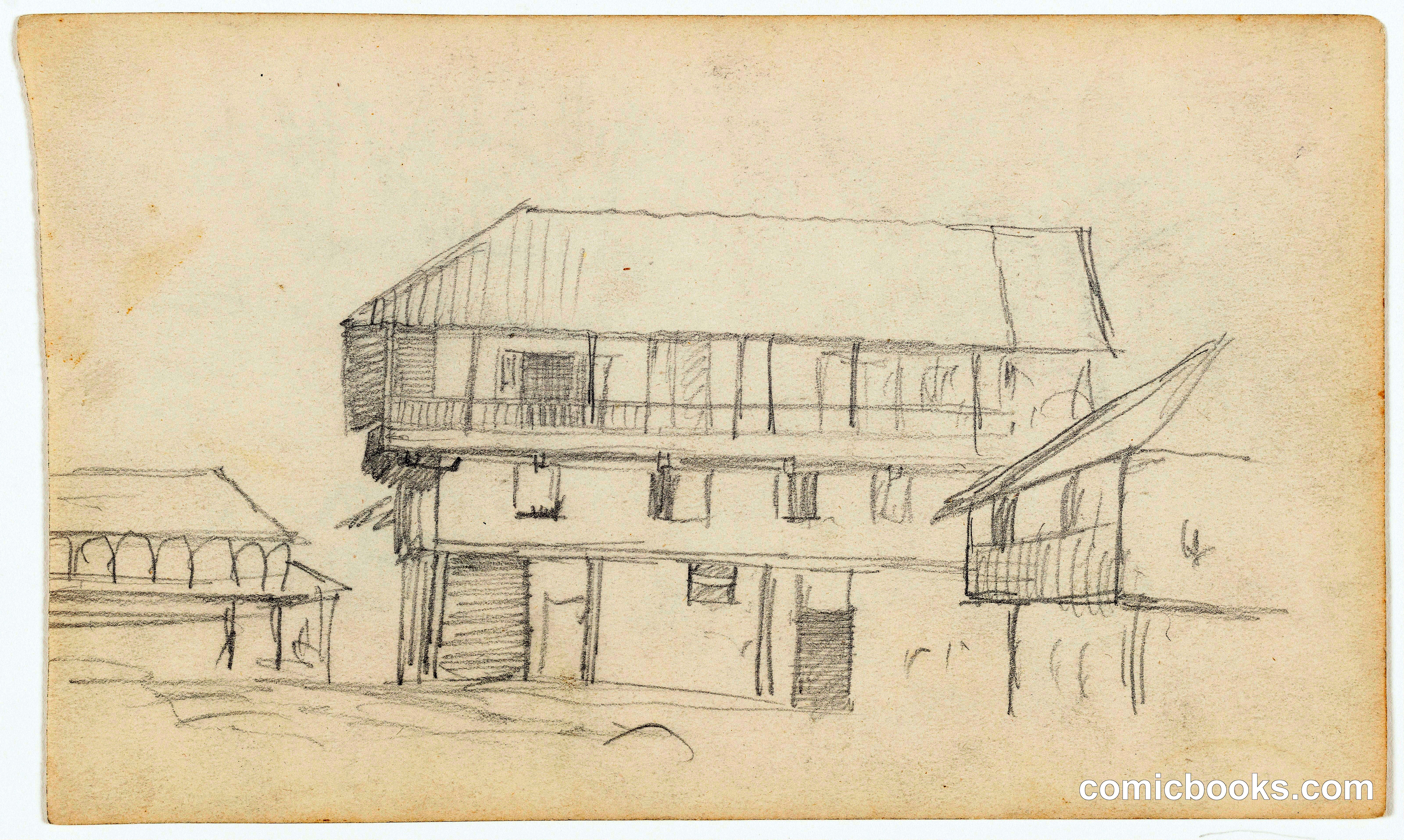 Architectural Study: Street Corner in Guayaquil, Ecuador