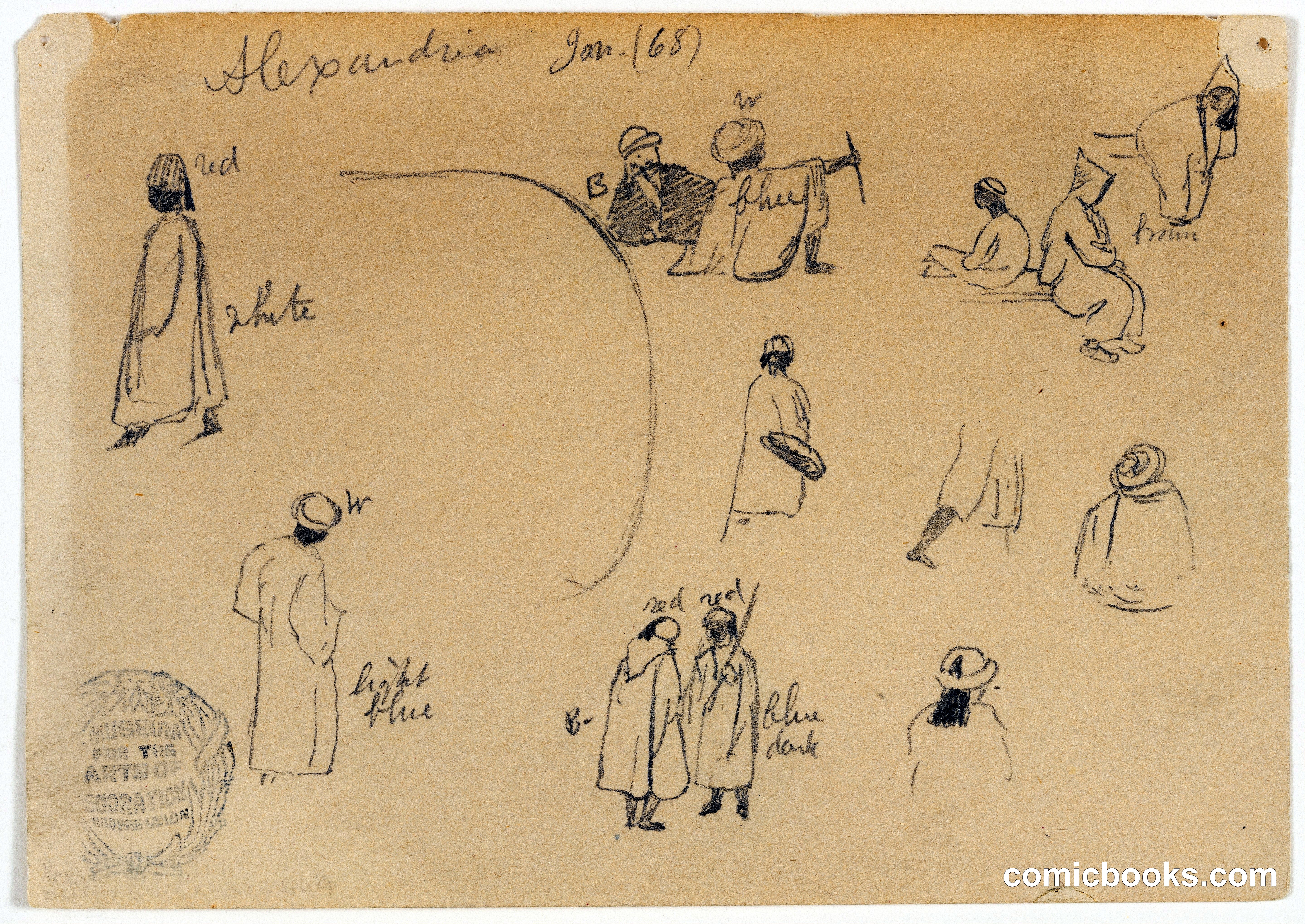 Figure Sketches, Egypt
