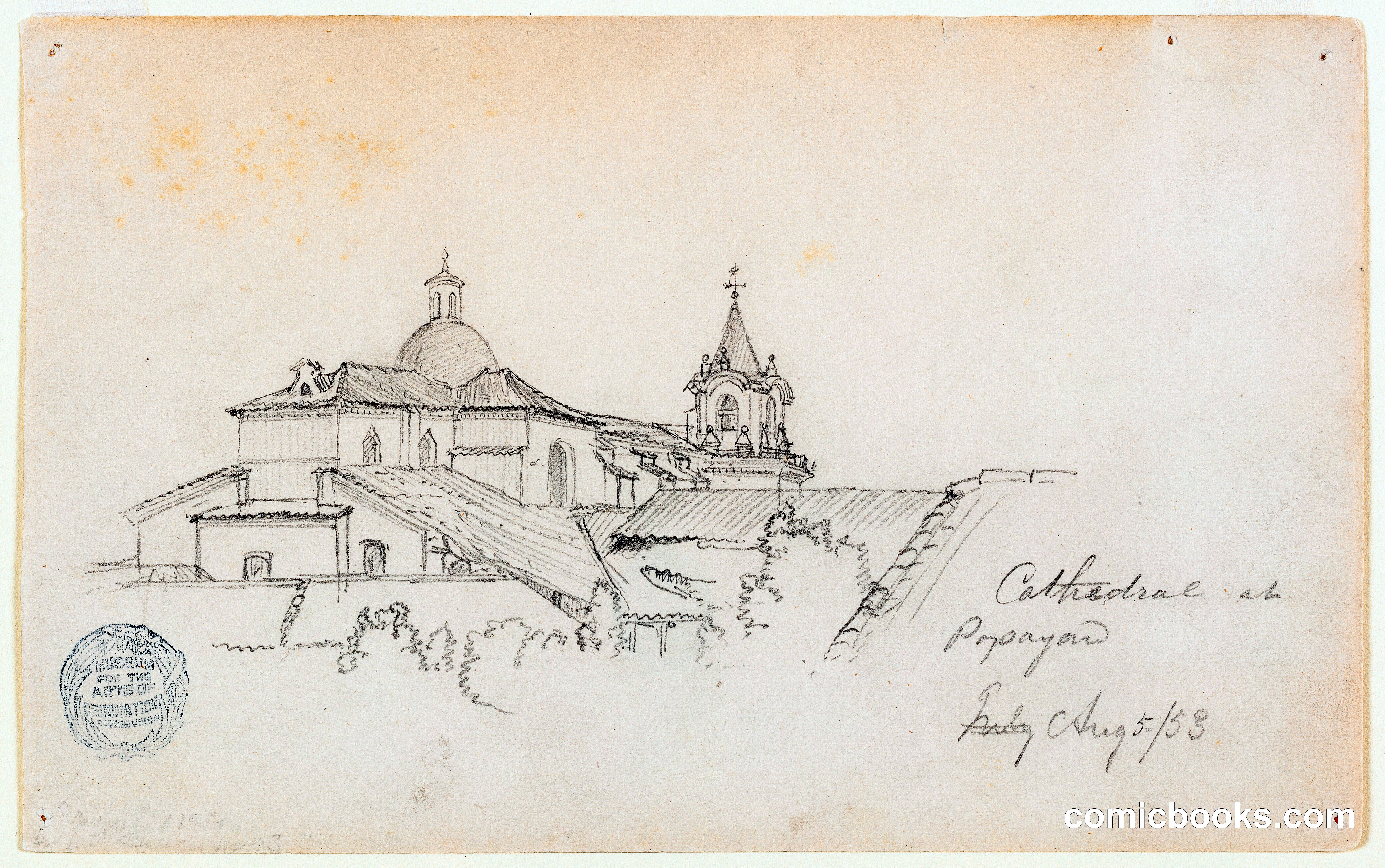 Cathedral at Popayán, Colombia
