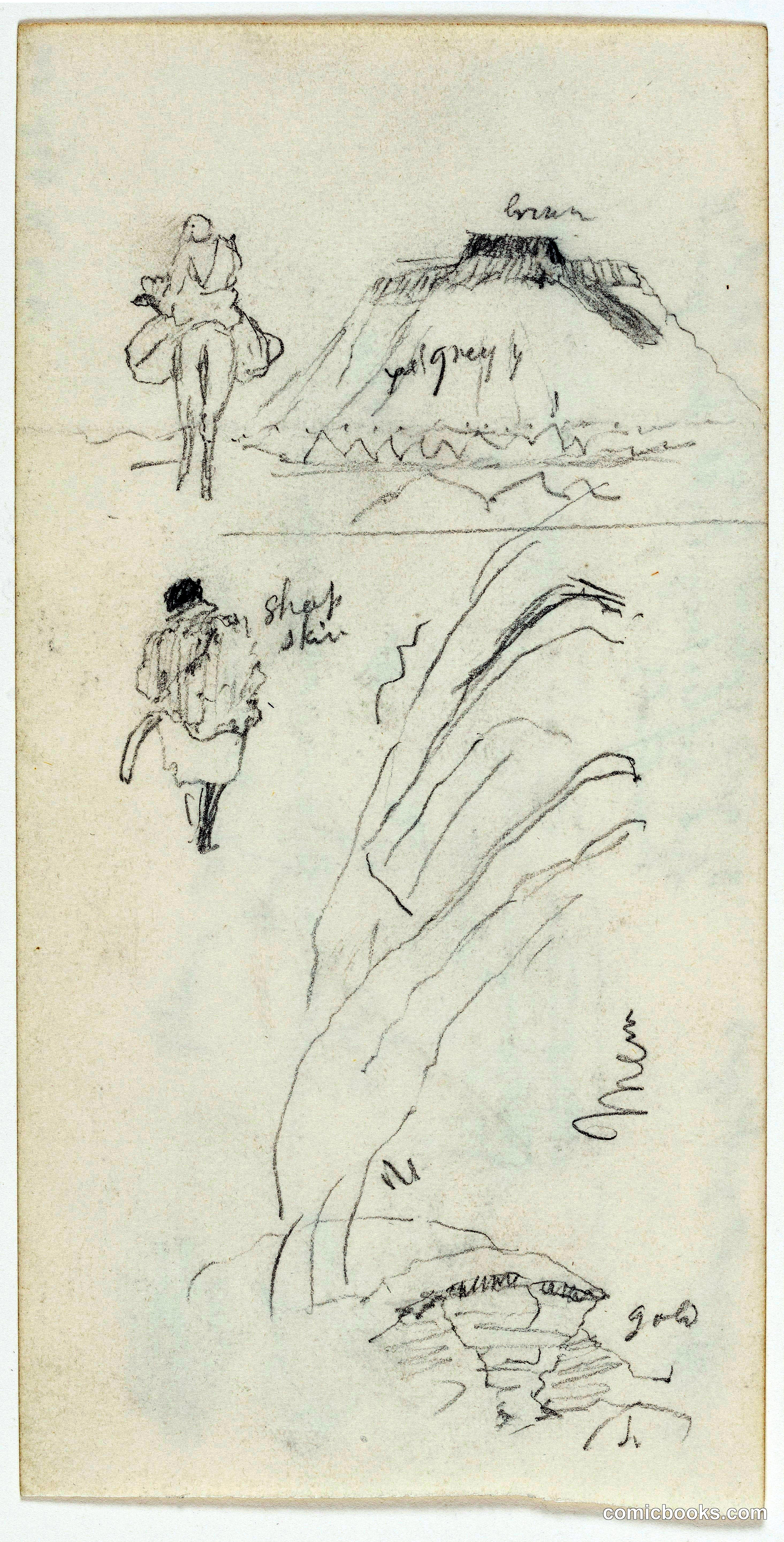 Landscape Sketches with Figures, Palestine or Syria
