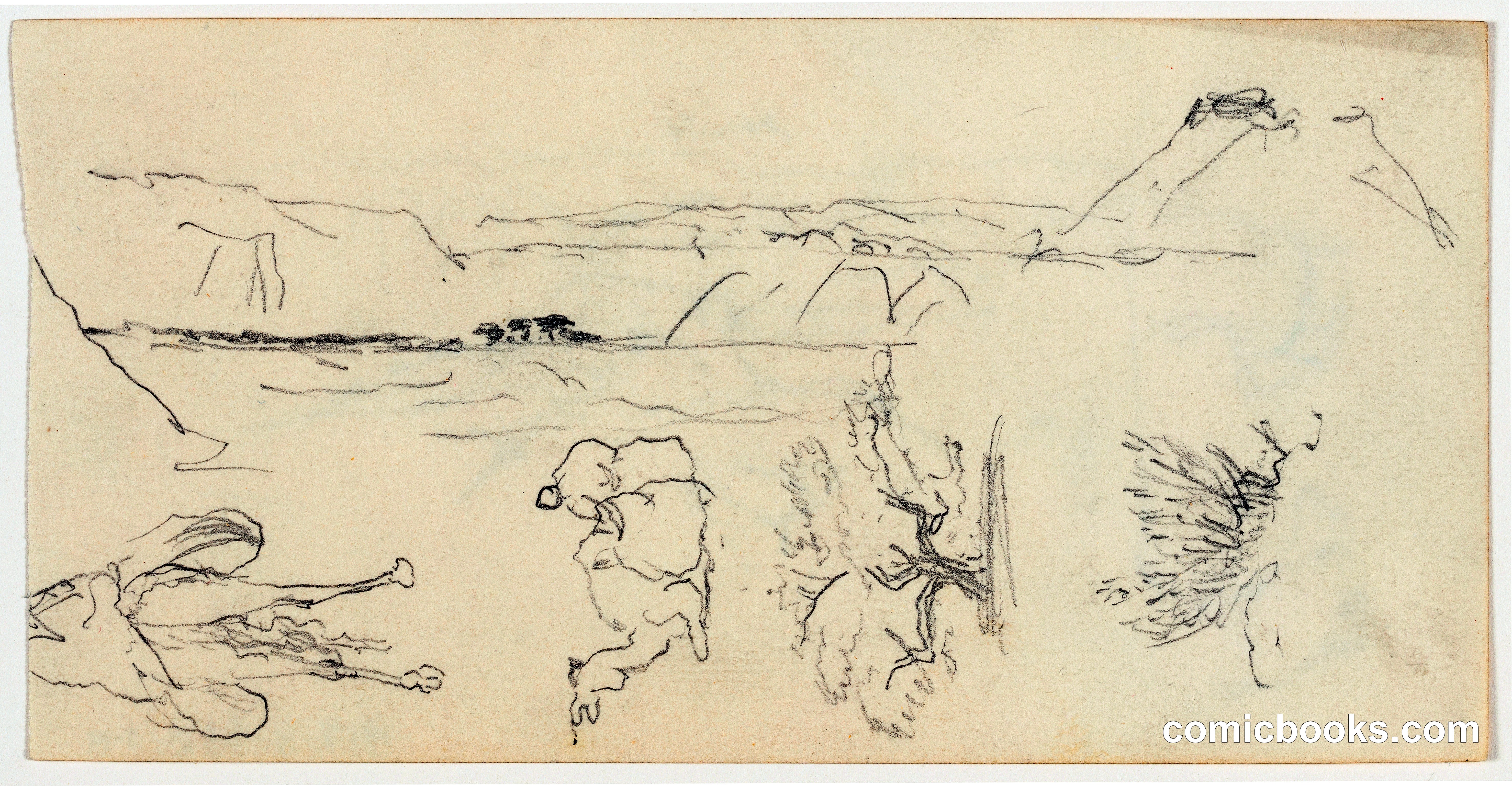 Mixed Sketches, Palestine or Syria