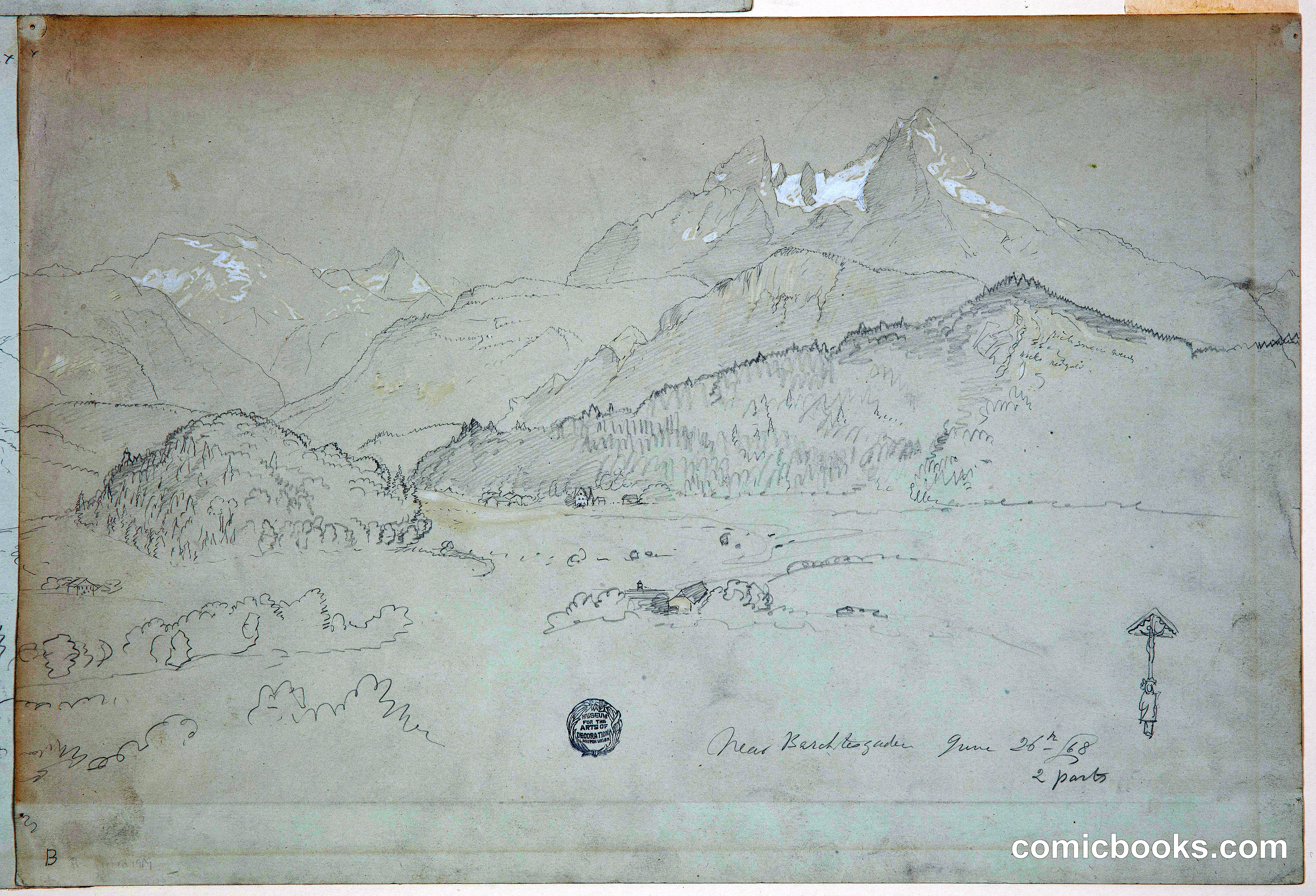 View of the Alps near Berchtesgaden, Bavaria