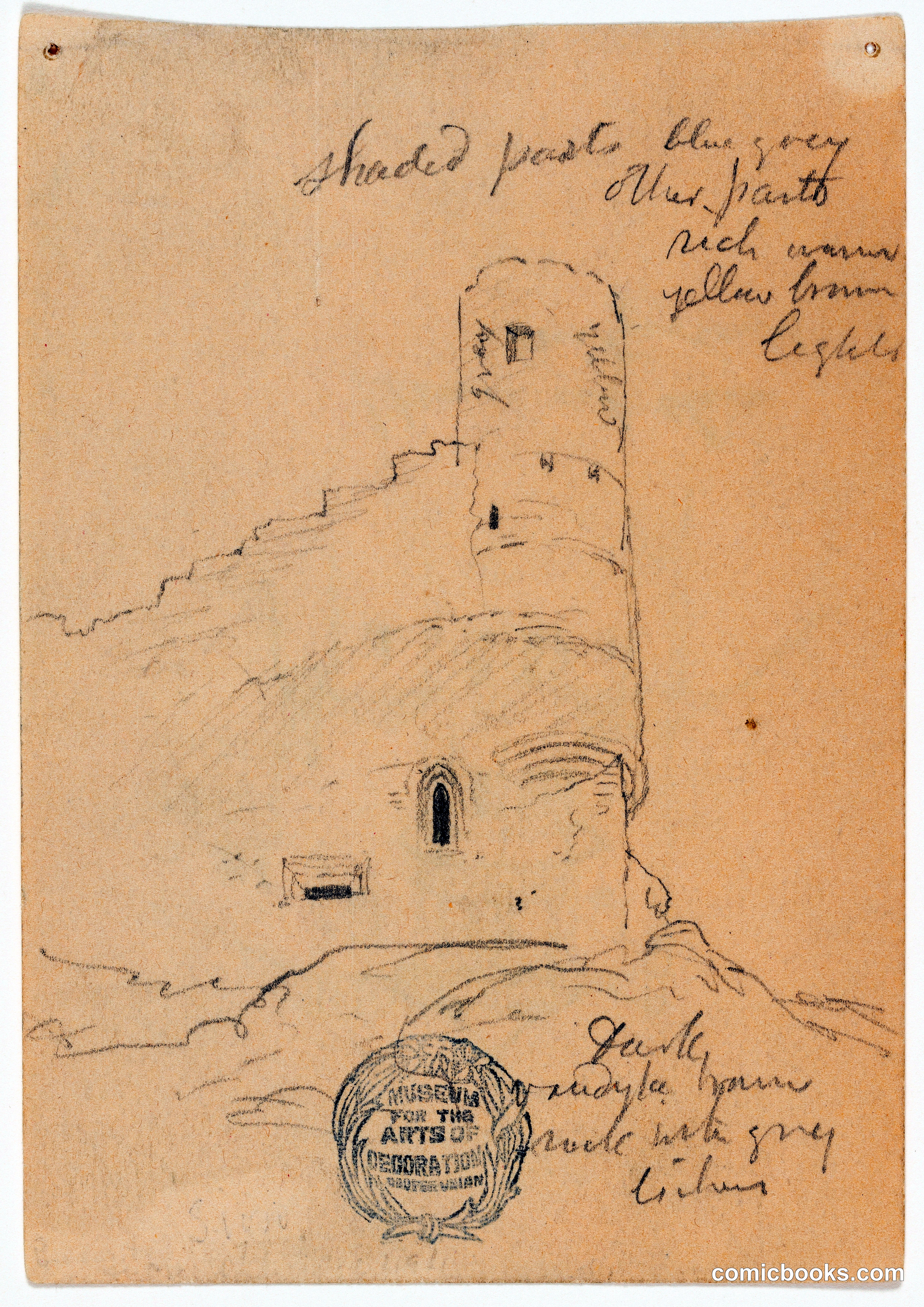 Corner Tower at Tourbillon Castle, Sion, Switzerland