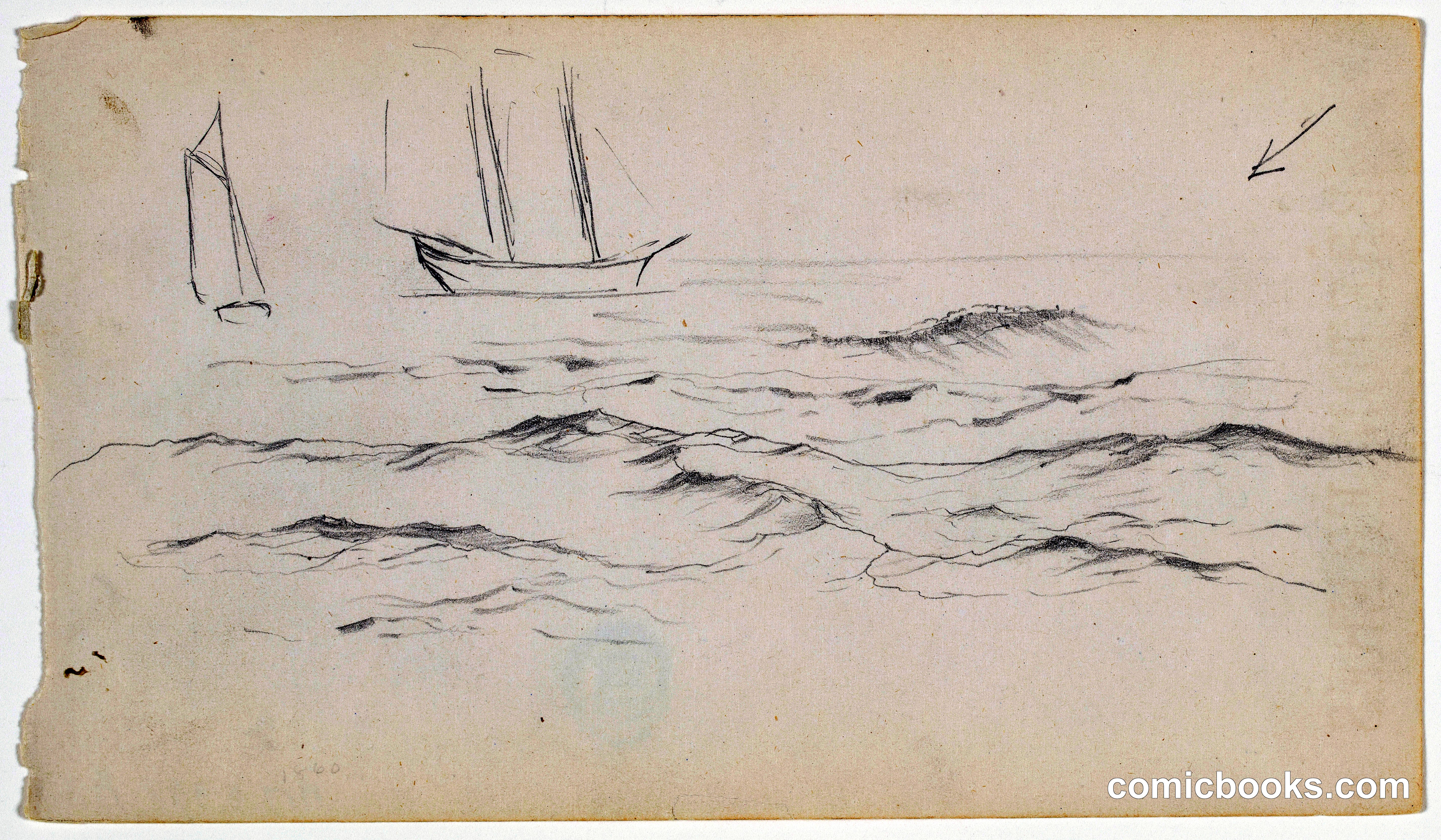 Schooners and Ocean Waves, Mt. Desert Island, Maine