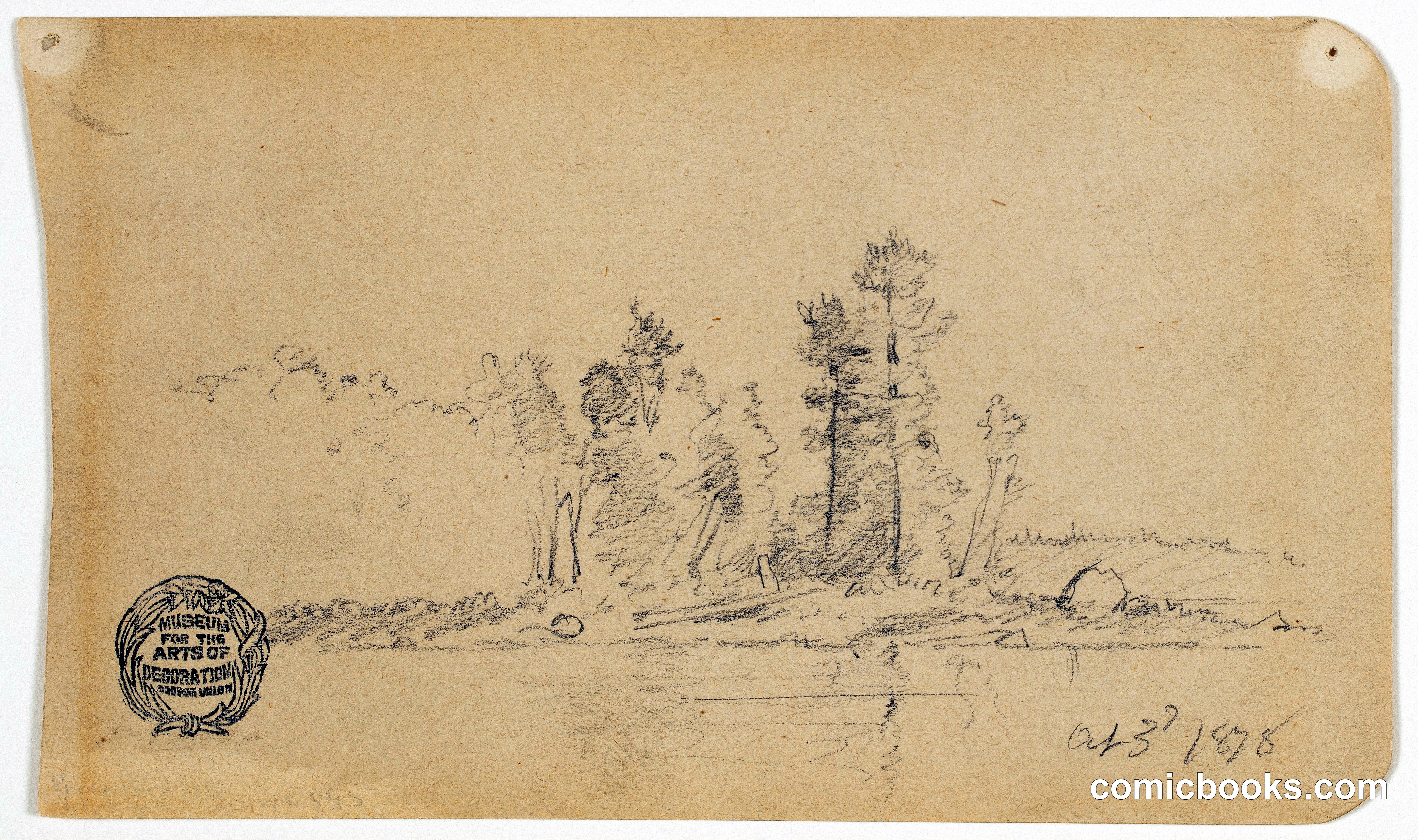 Wooded Island near Millinocket, Maine
