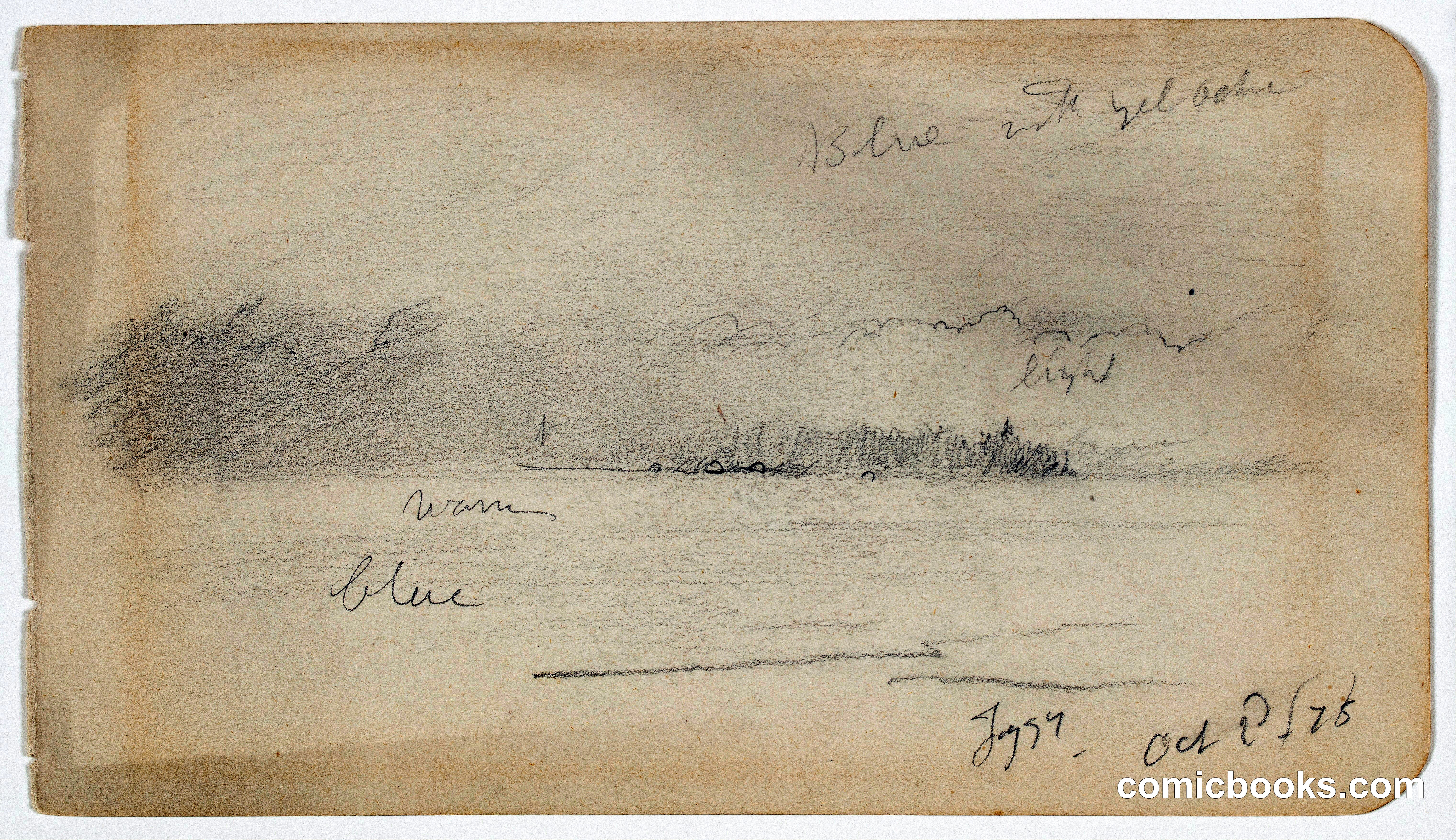 Landscape Study: Foggy Lake, Maine