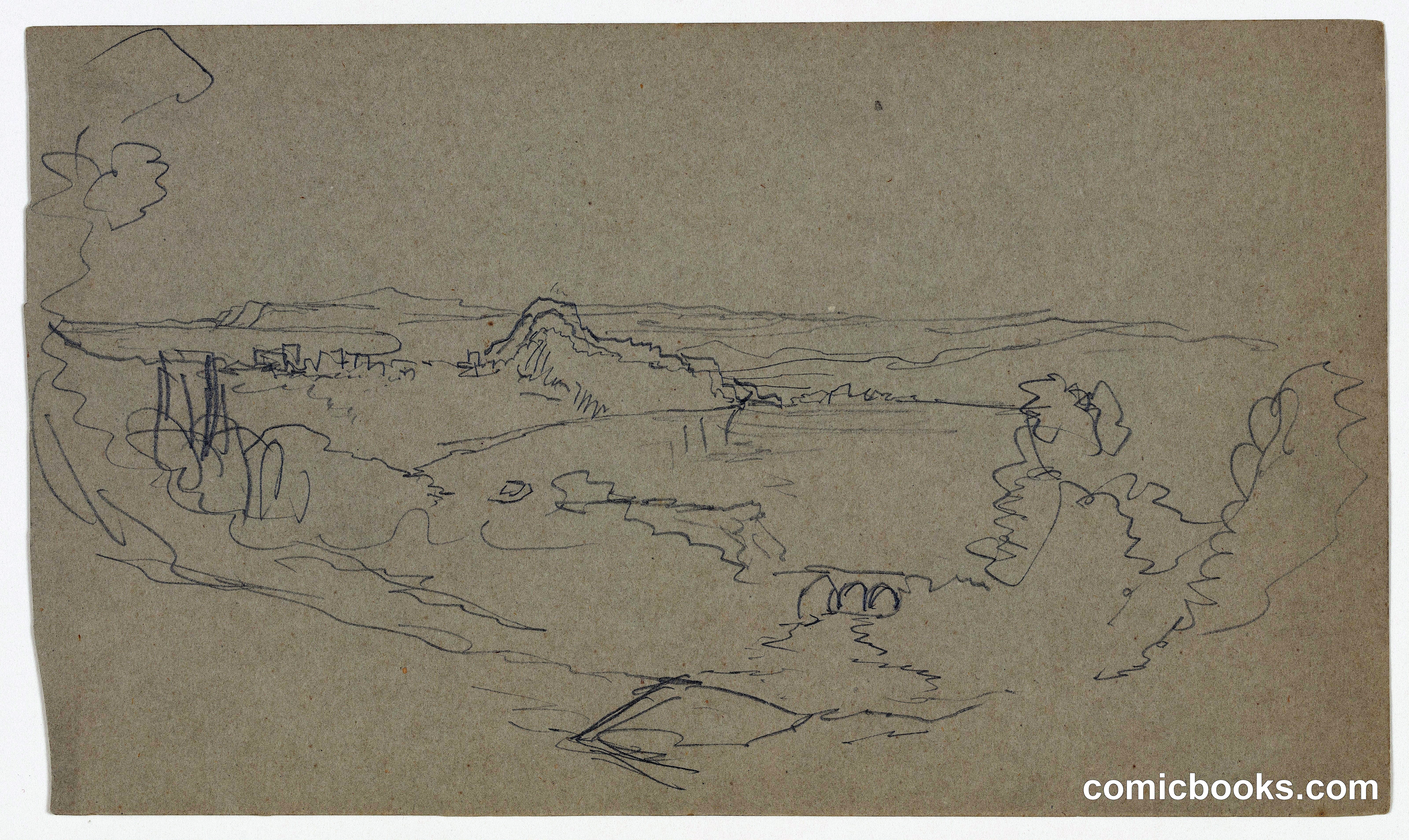 Landscape Sketch, Jamaica
