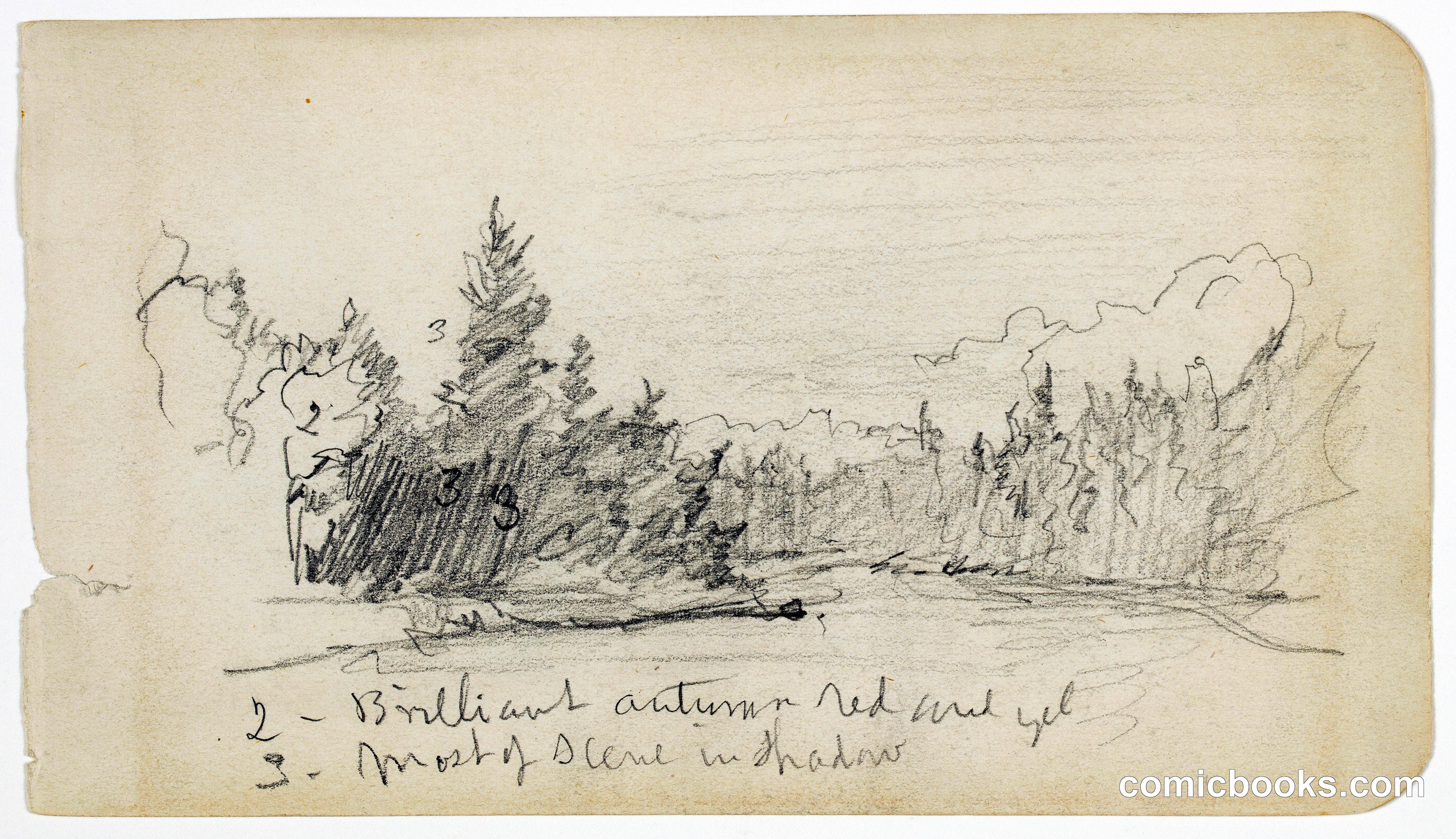 Lake with Wooded Shores, Maine