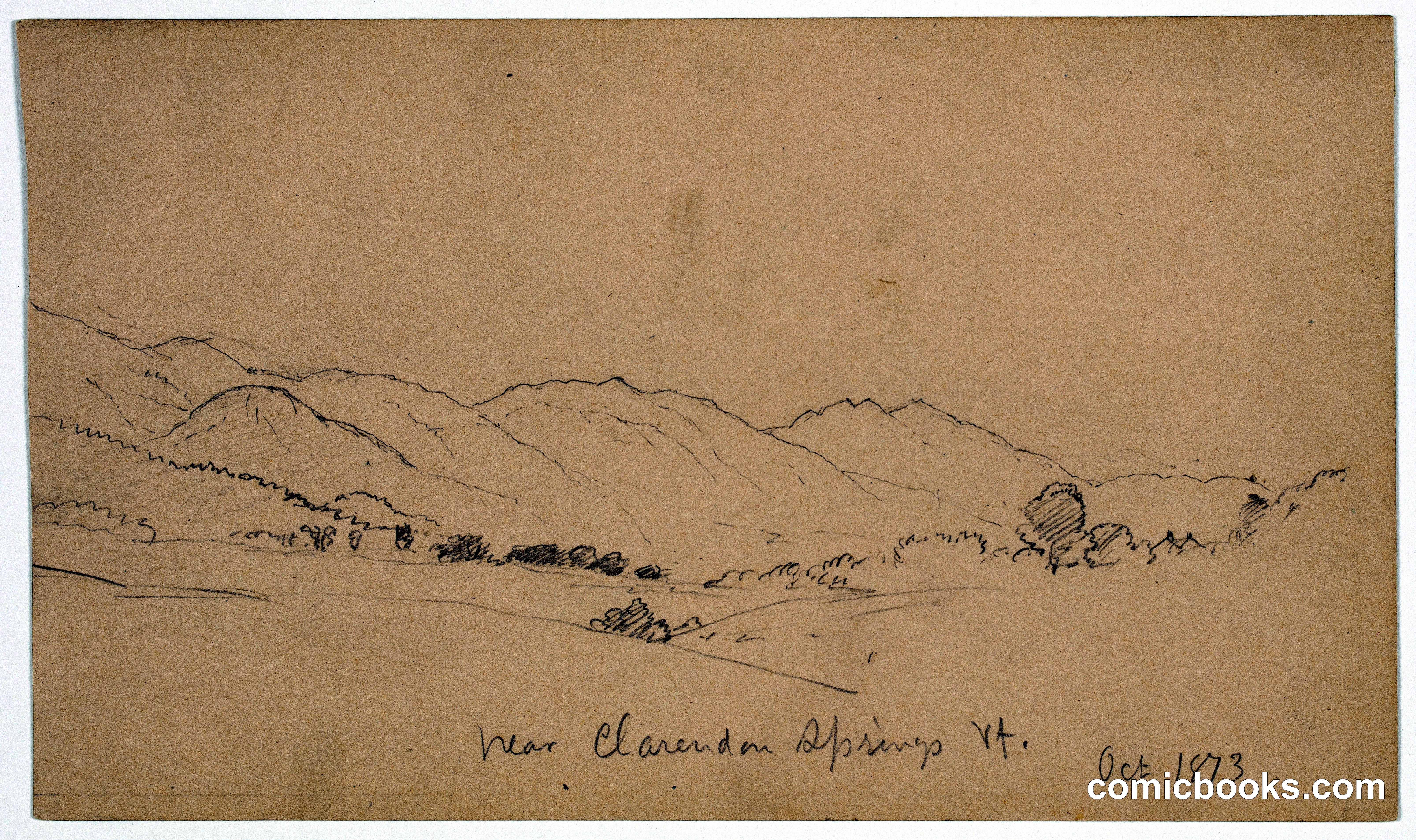 The Green Mountains near Clarendon Springs, Vermont