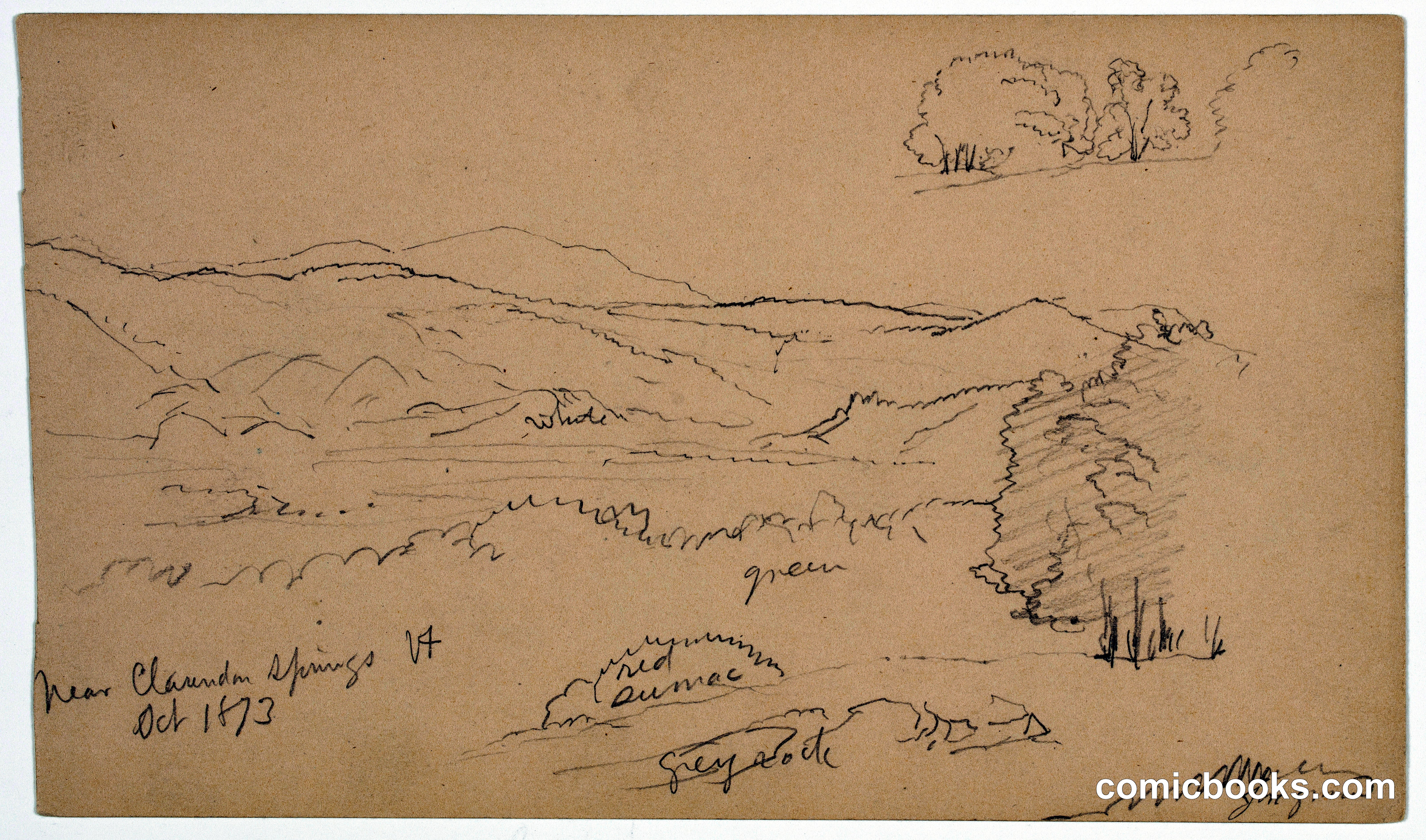 Taconic Mountains near Clarendon Springs, Vermont