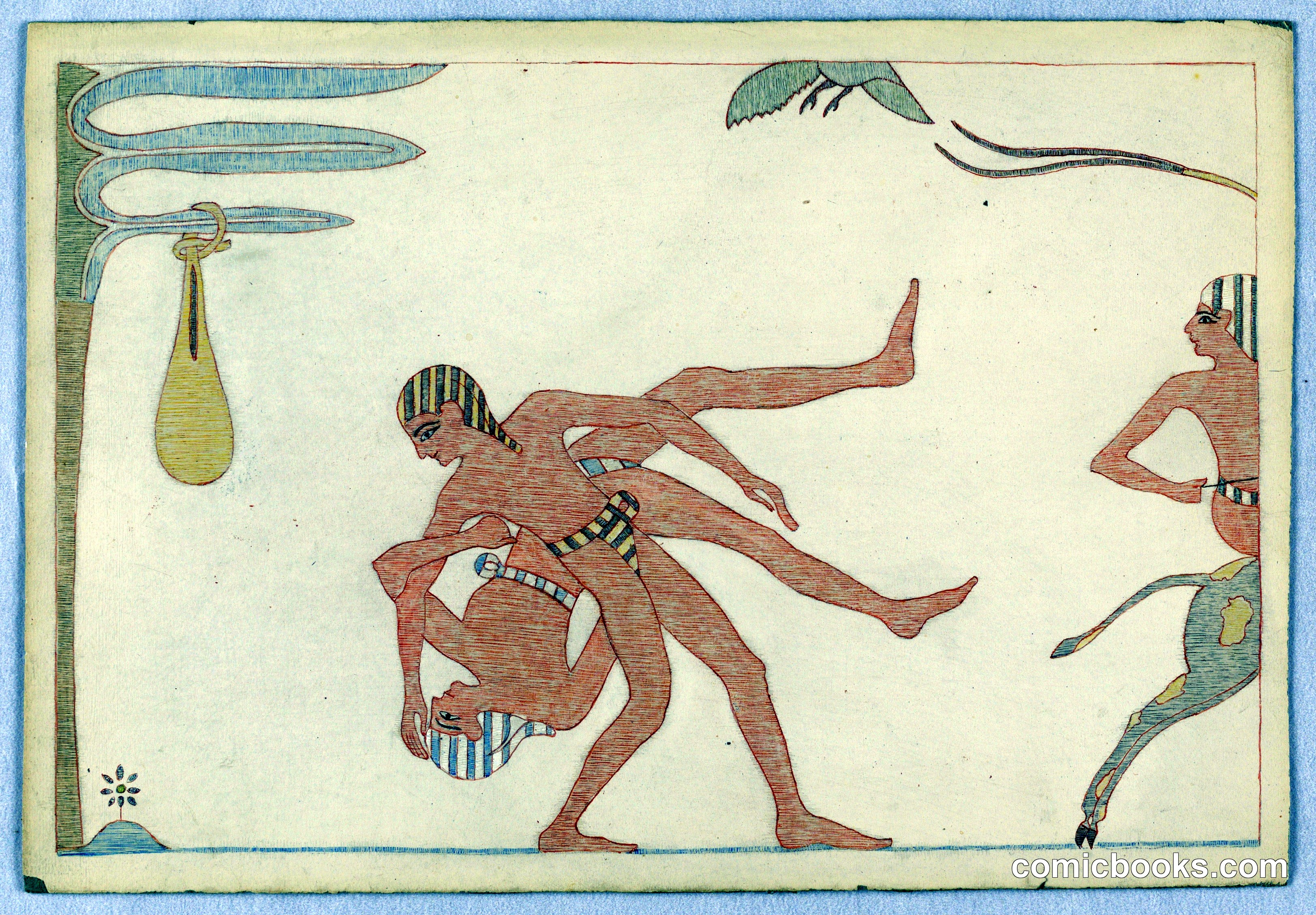 The Thieves and the Ass, Illustration for Aesop's Fables