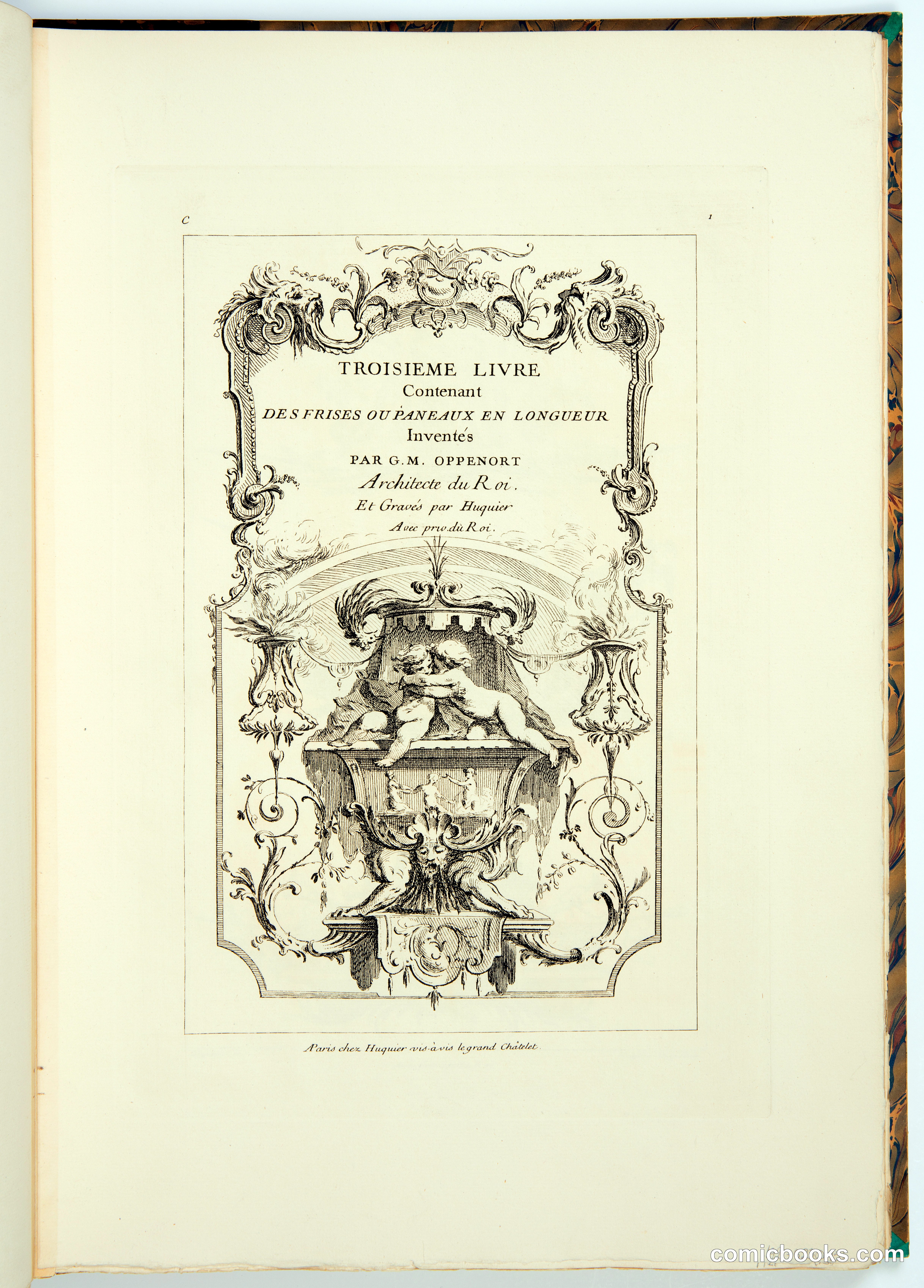 Title Page, Troisième Livre