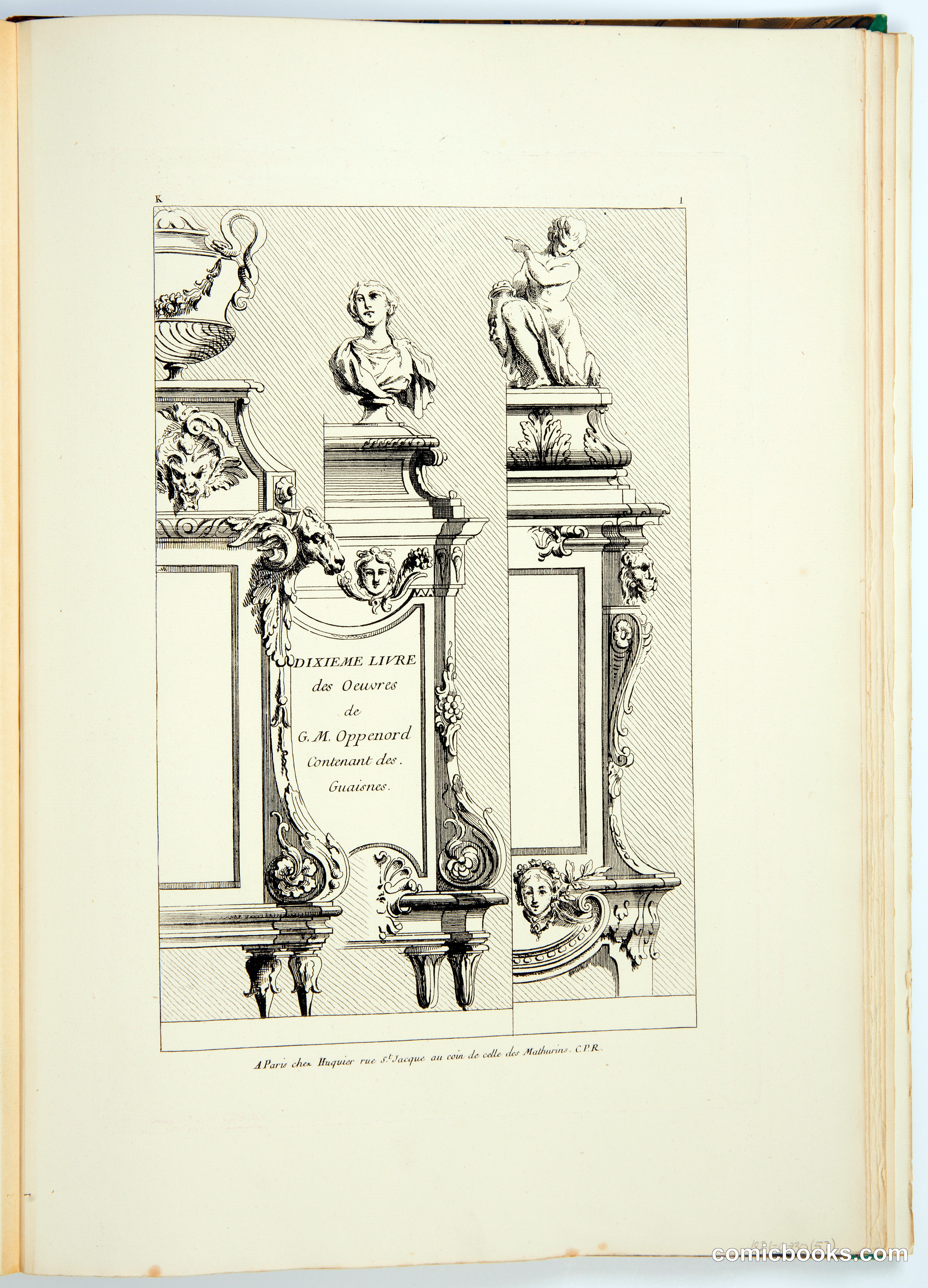 Title Page, Oeuvres de G.M. Oppenord