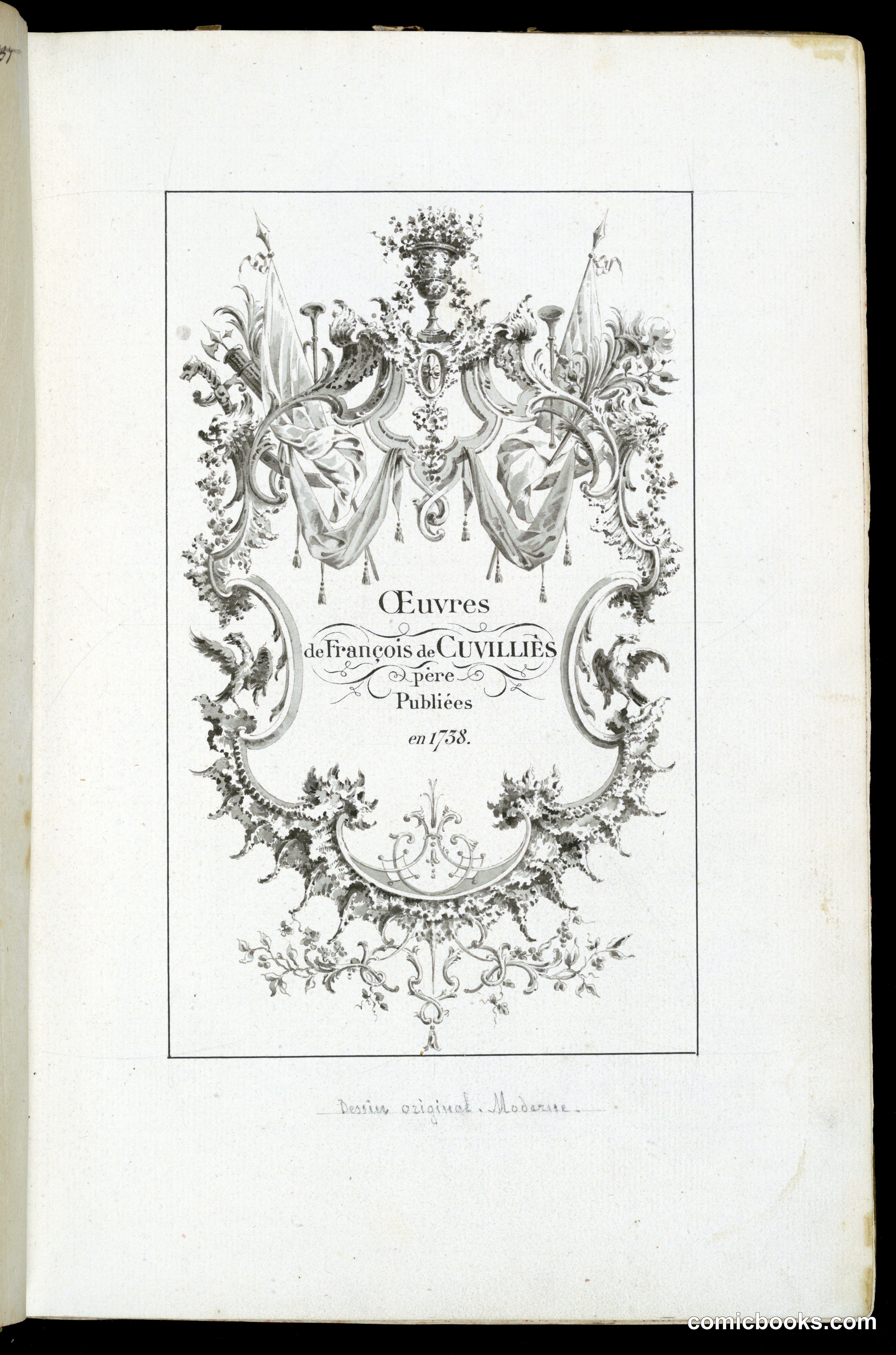 Œuvres de François de Cuvilliés père, Publiées en 1758