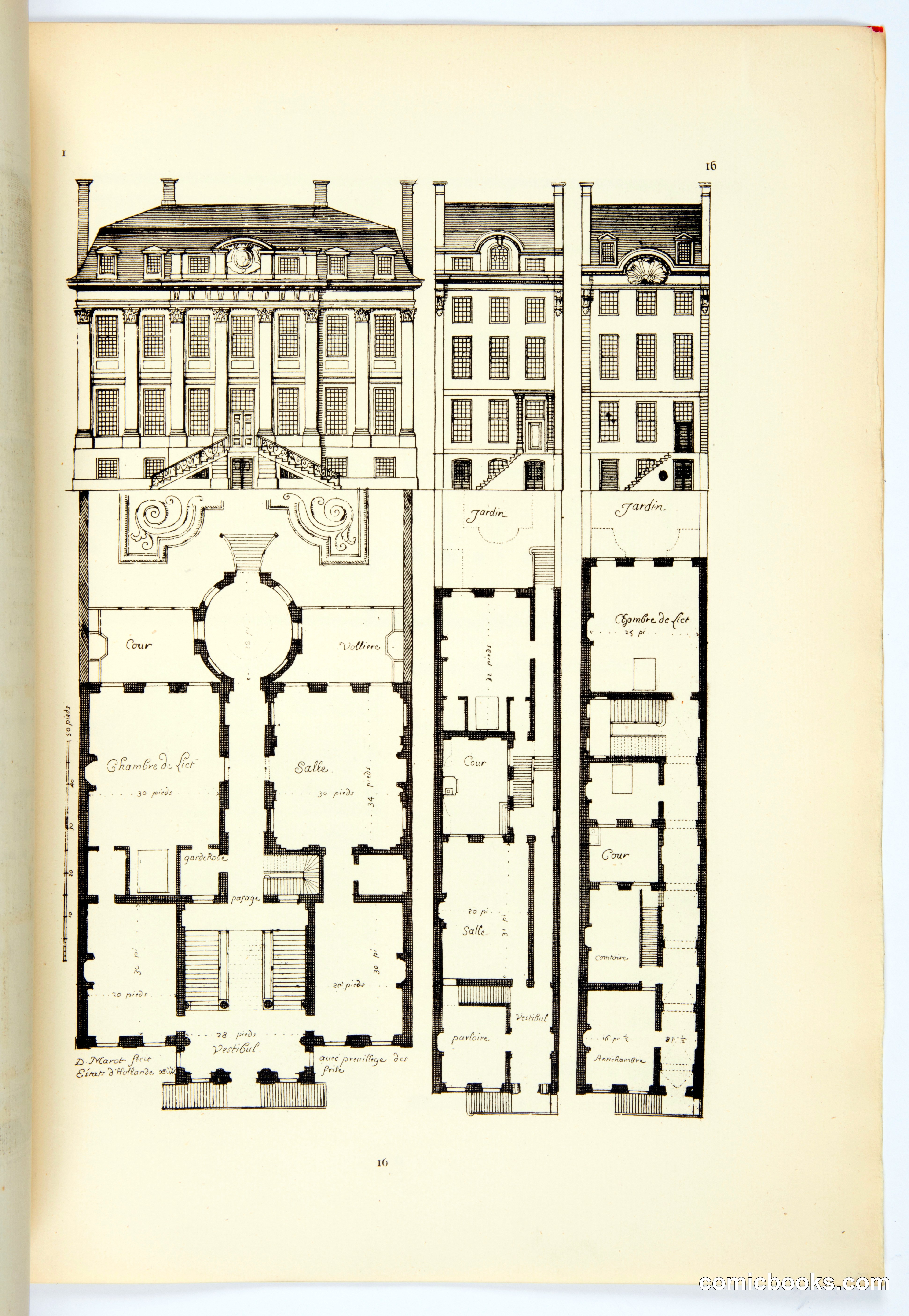 Architectural Elevation and Floor Plans