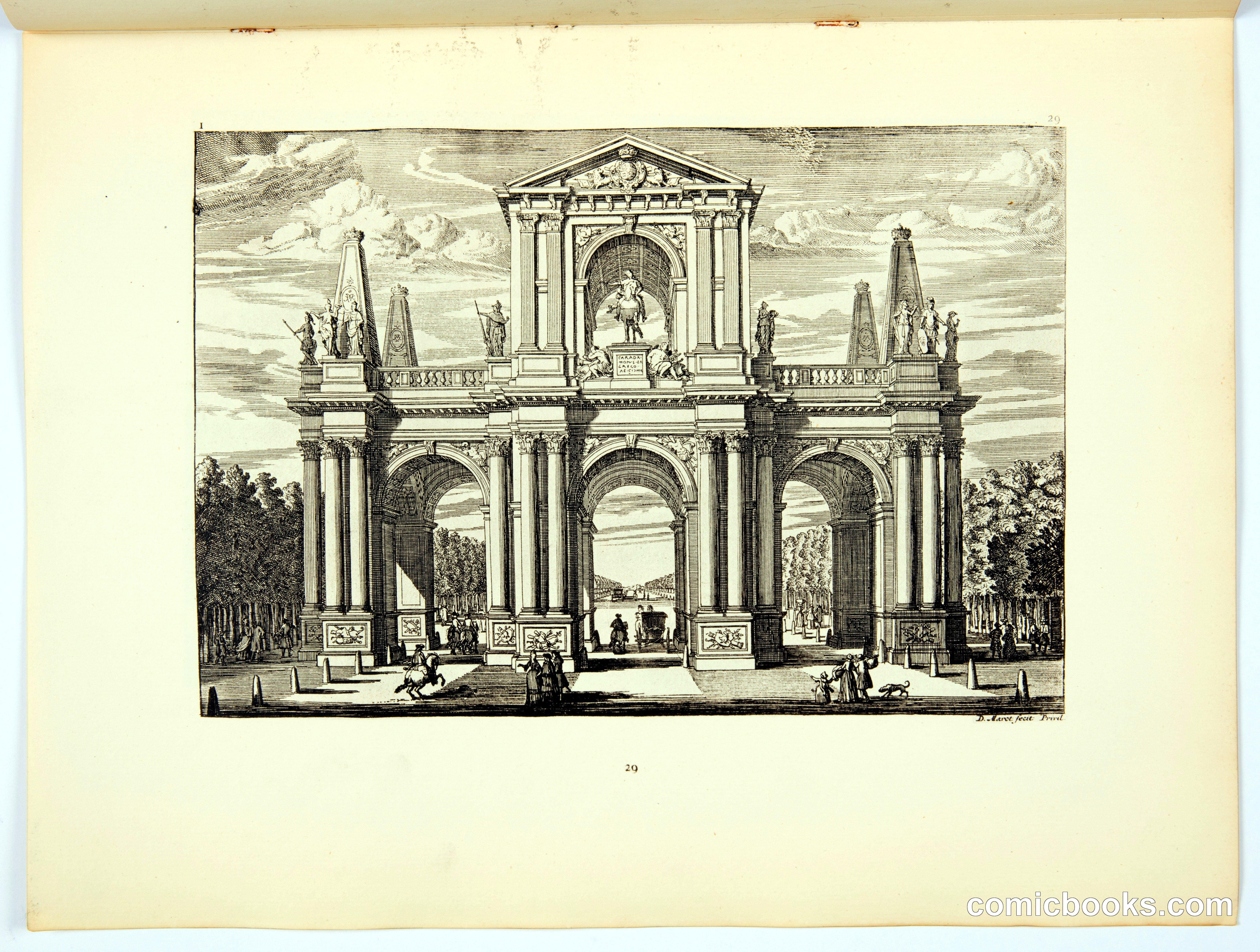 Architectural Engraving: Triumphal Gateway