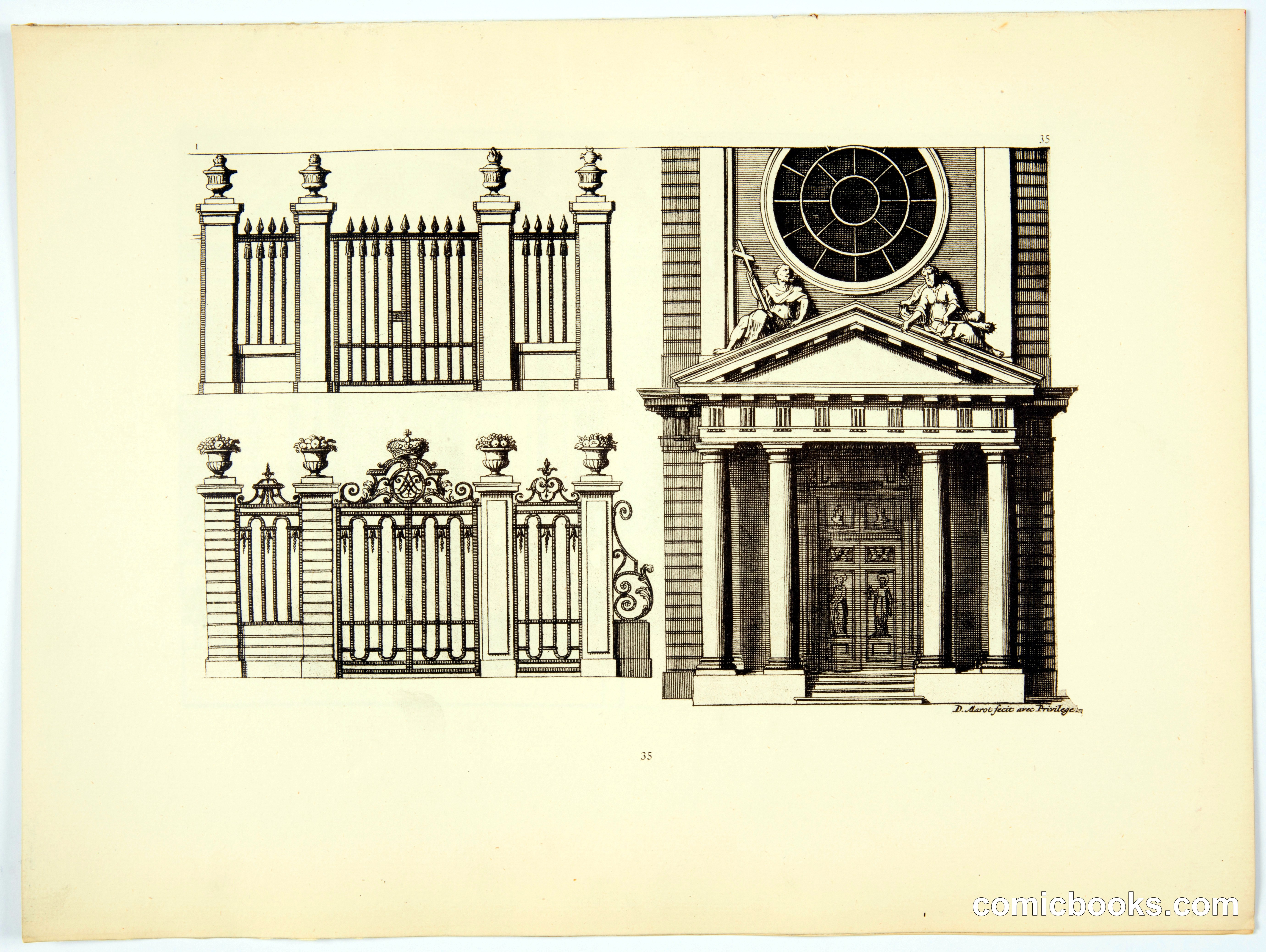 Architectural Designs: Gates and Ecclesiastical Facade