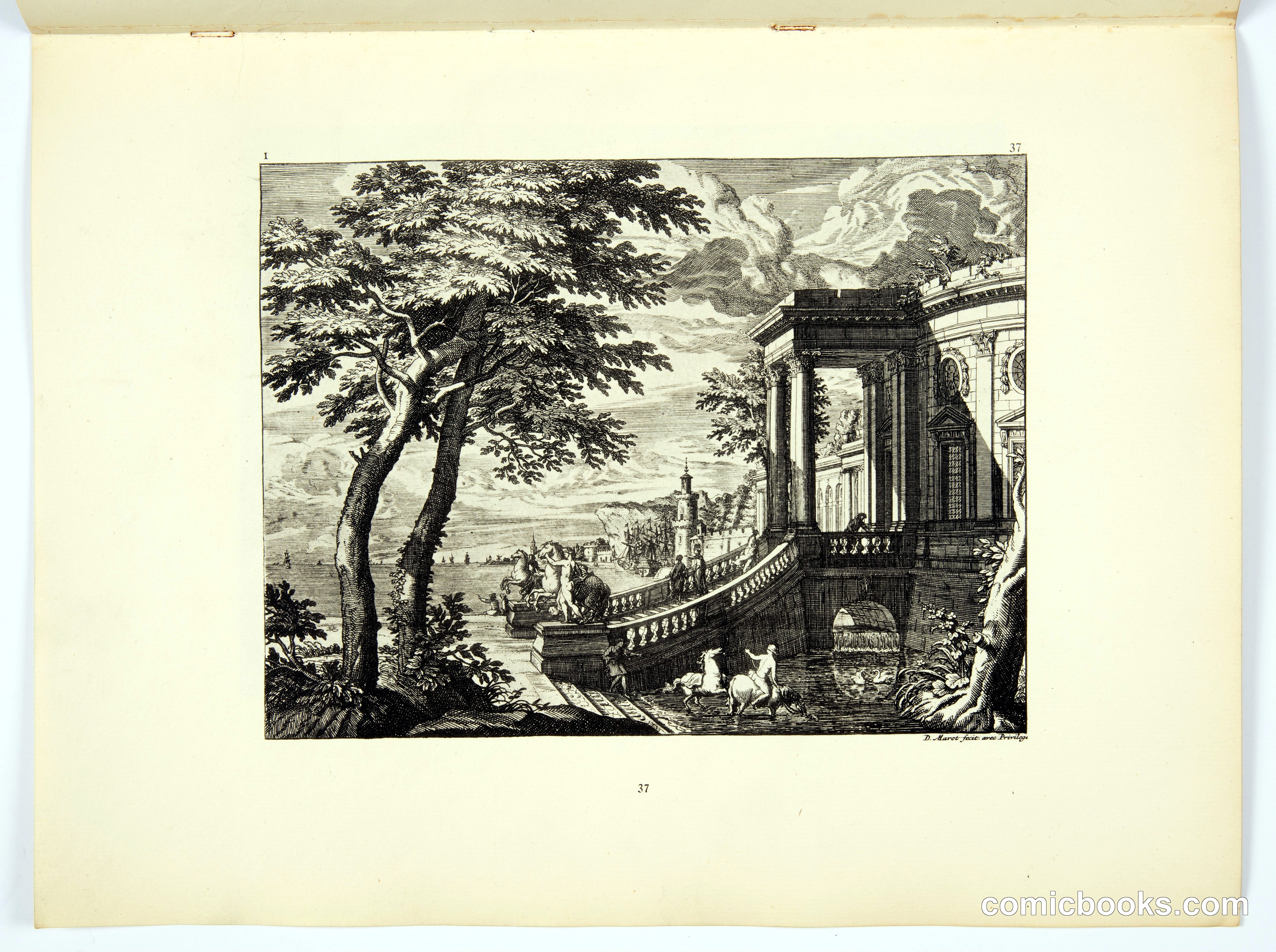 Architectural Landscape with Classical Villa