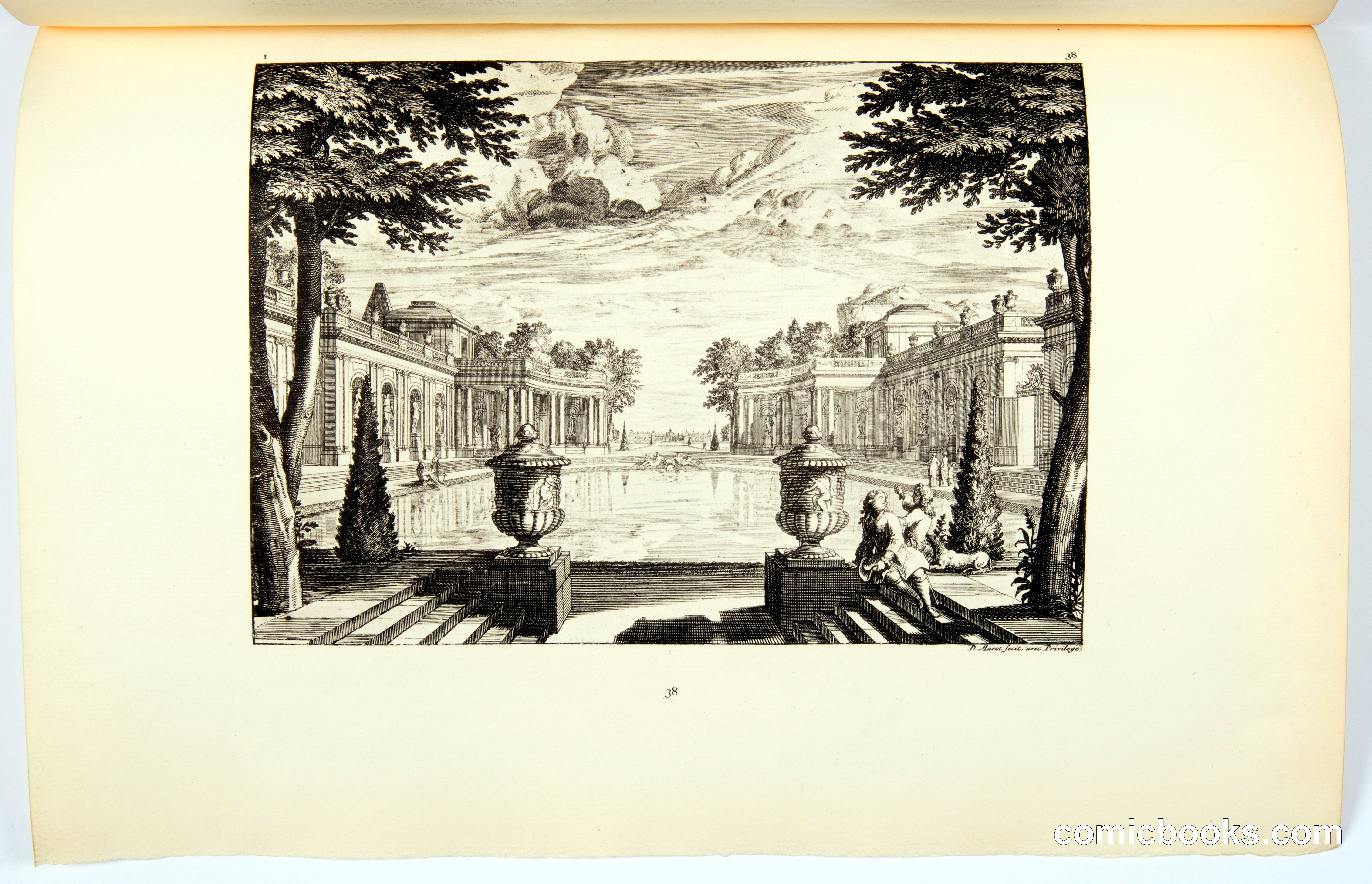 Garden Vista with Ornamental Basin