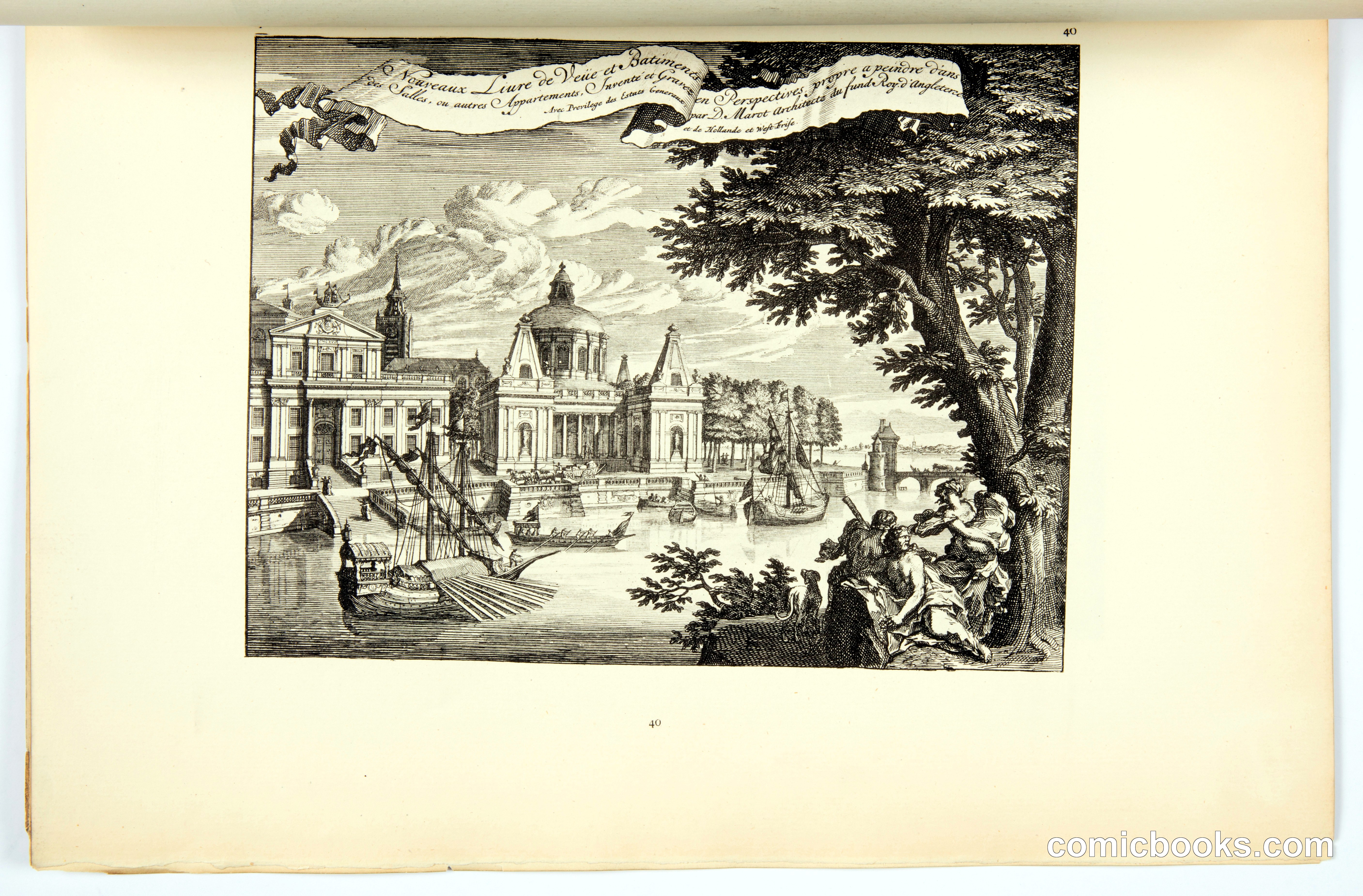 Palatial Garden with Classical Architecture