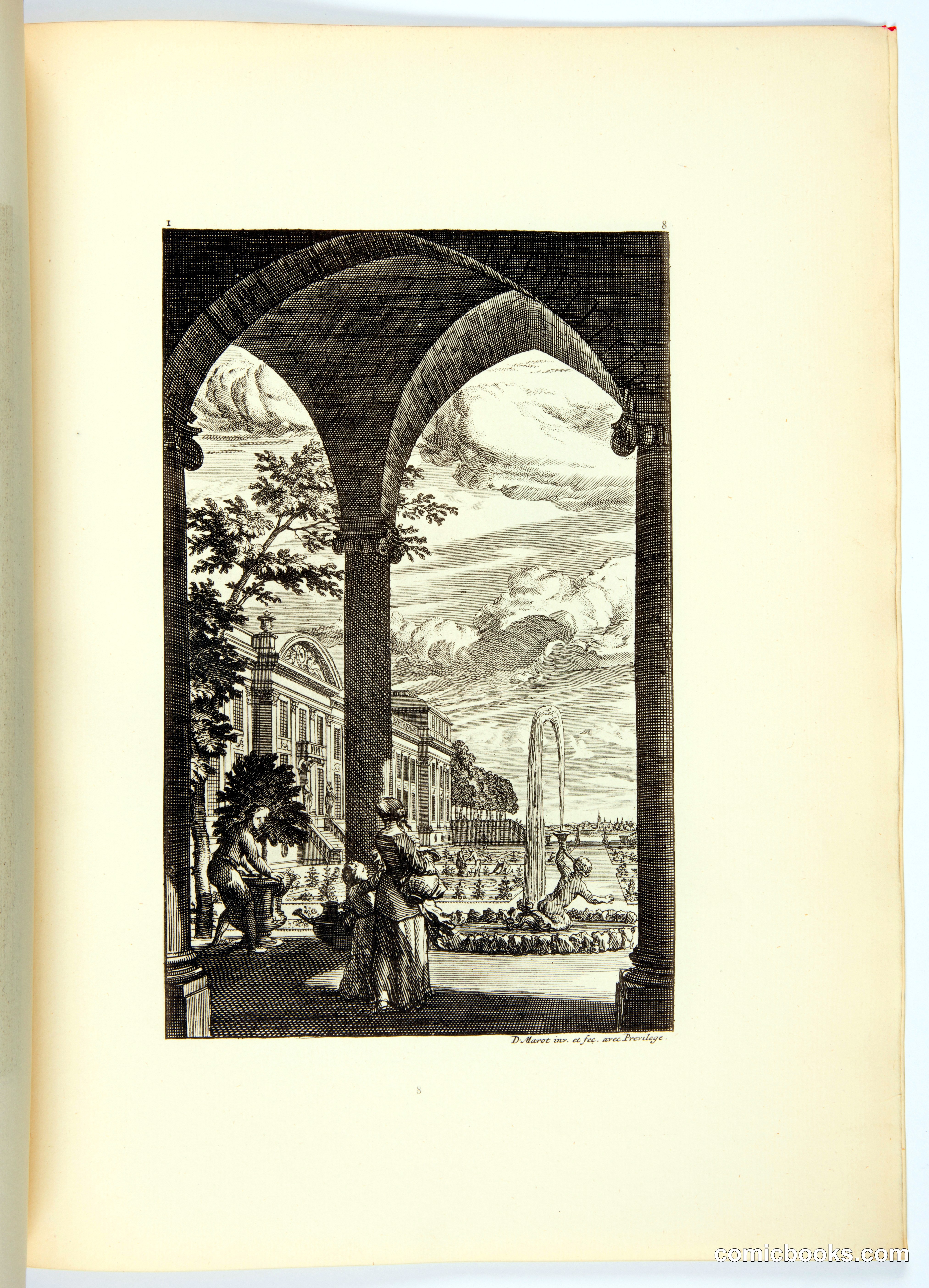 Architectural Prospect Through Classical Arches