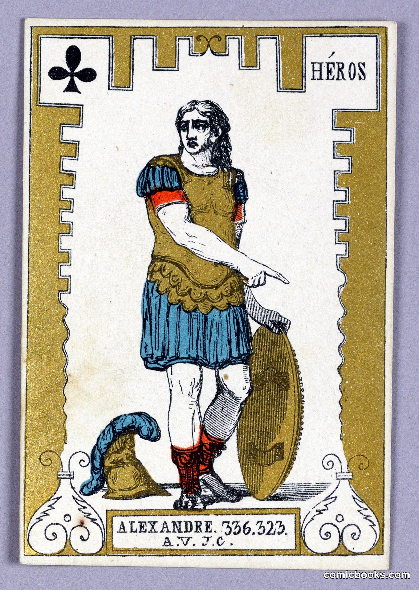 Alexander the Great from Cartes héroïques