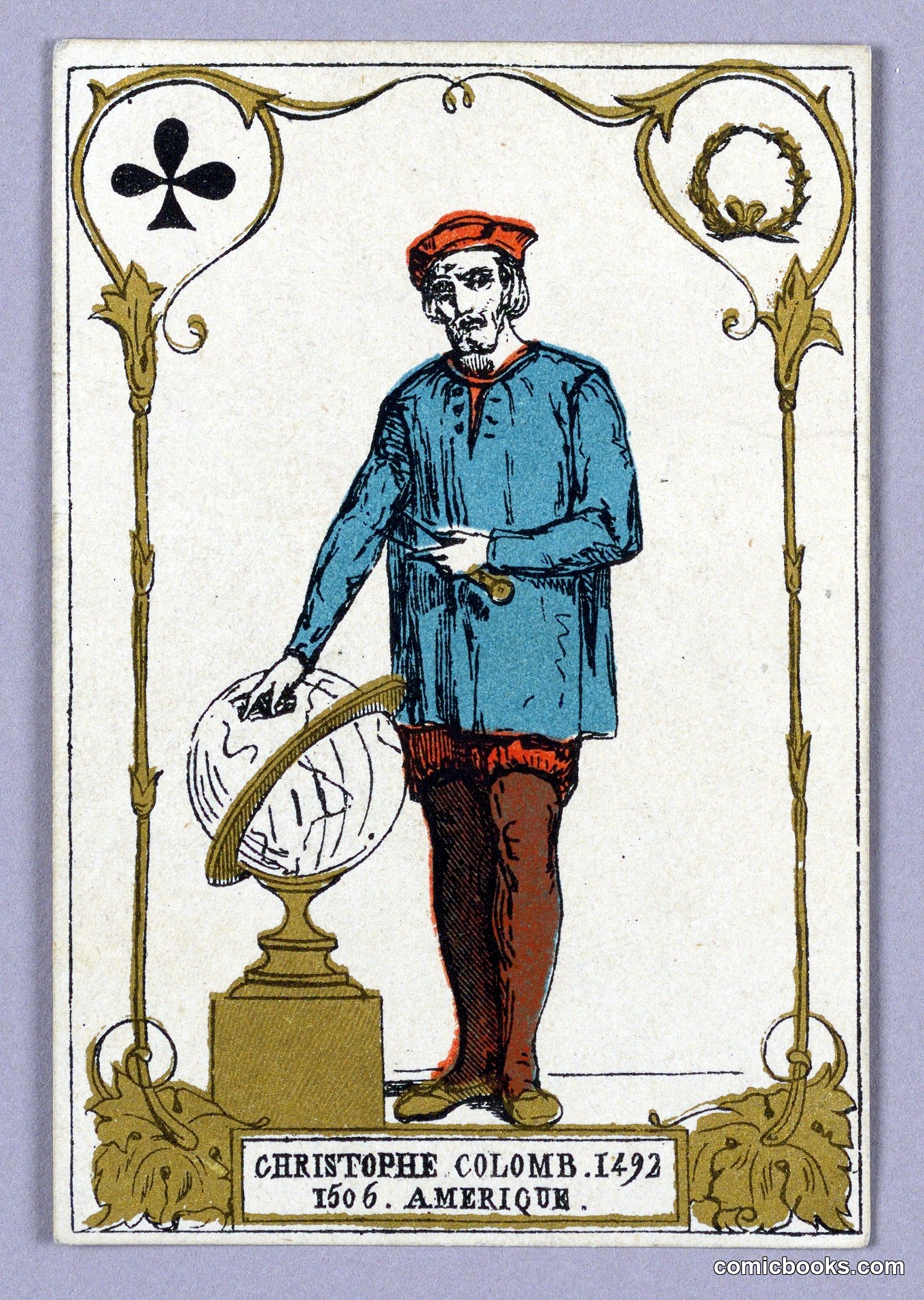 Christopher Columbus Playing Card