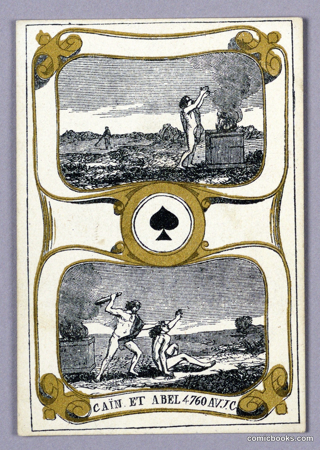 Cain and Abel Playing Card