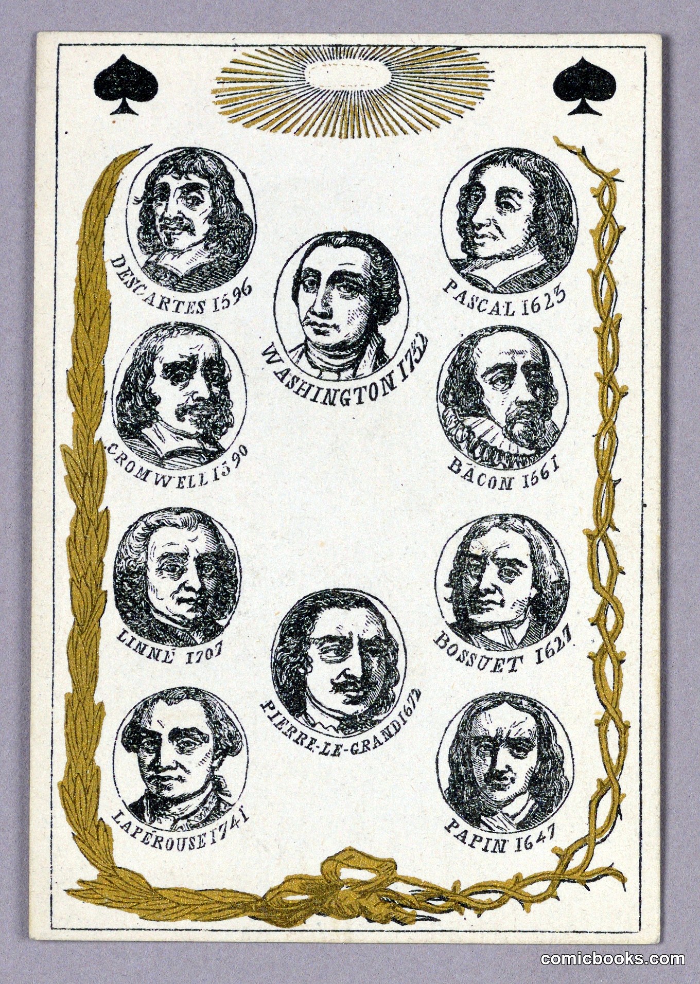 Great Leaders Playing Card