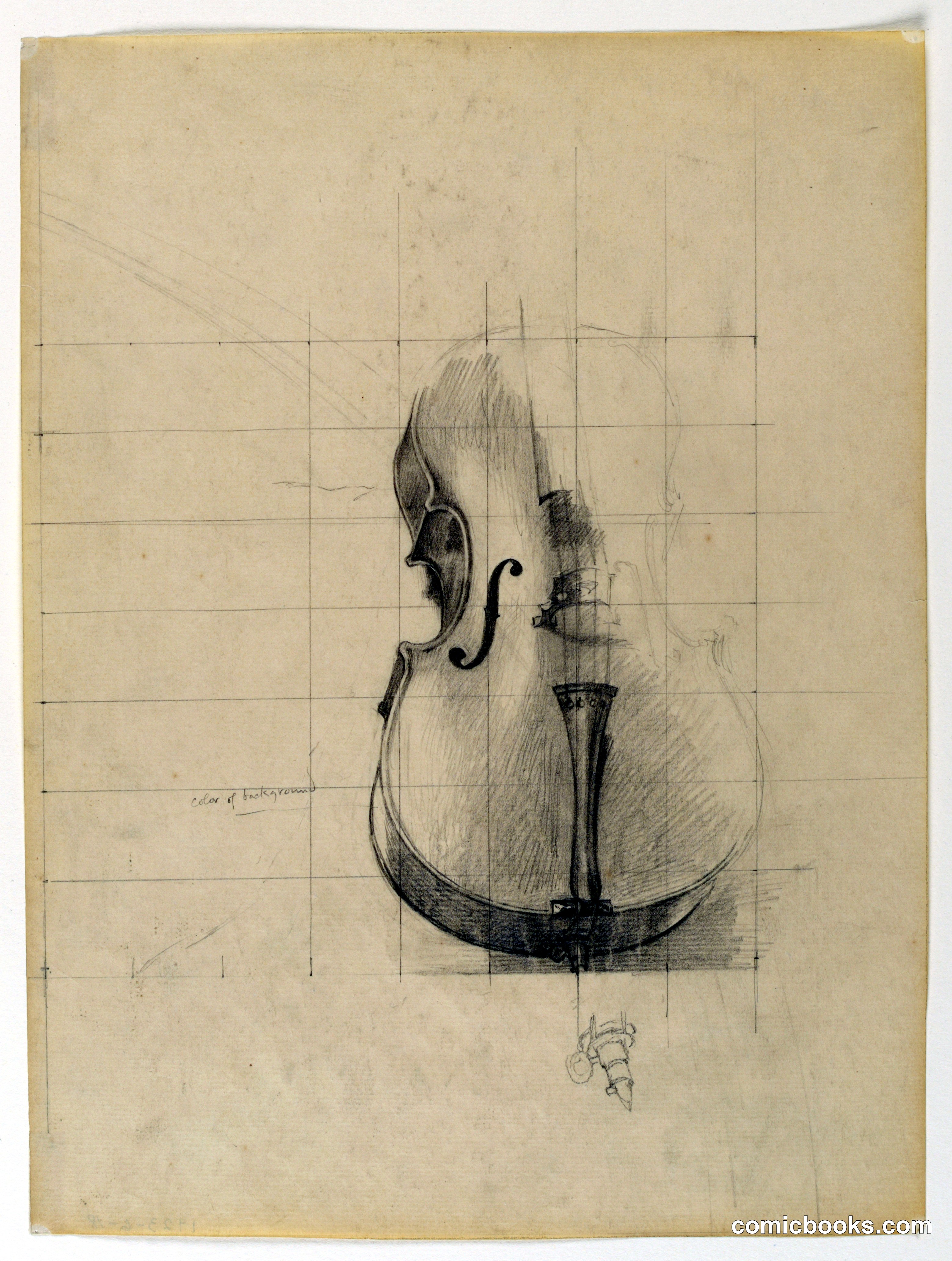 Study for 'Music,' from 'The Arts'