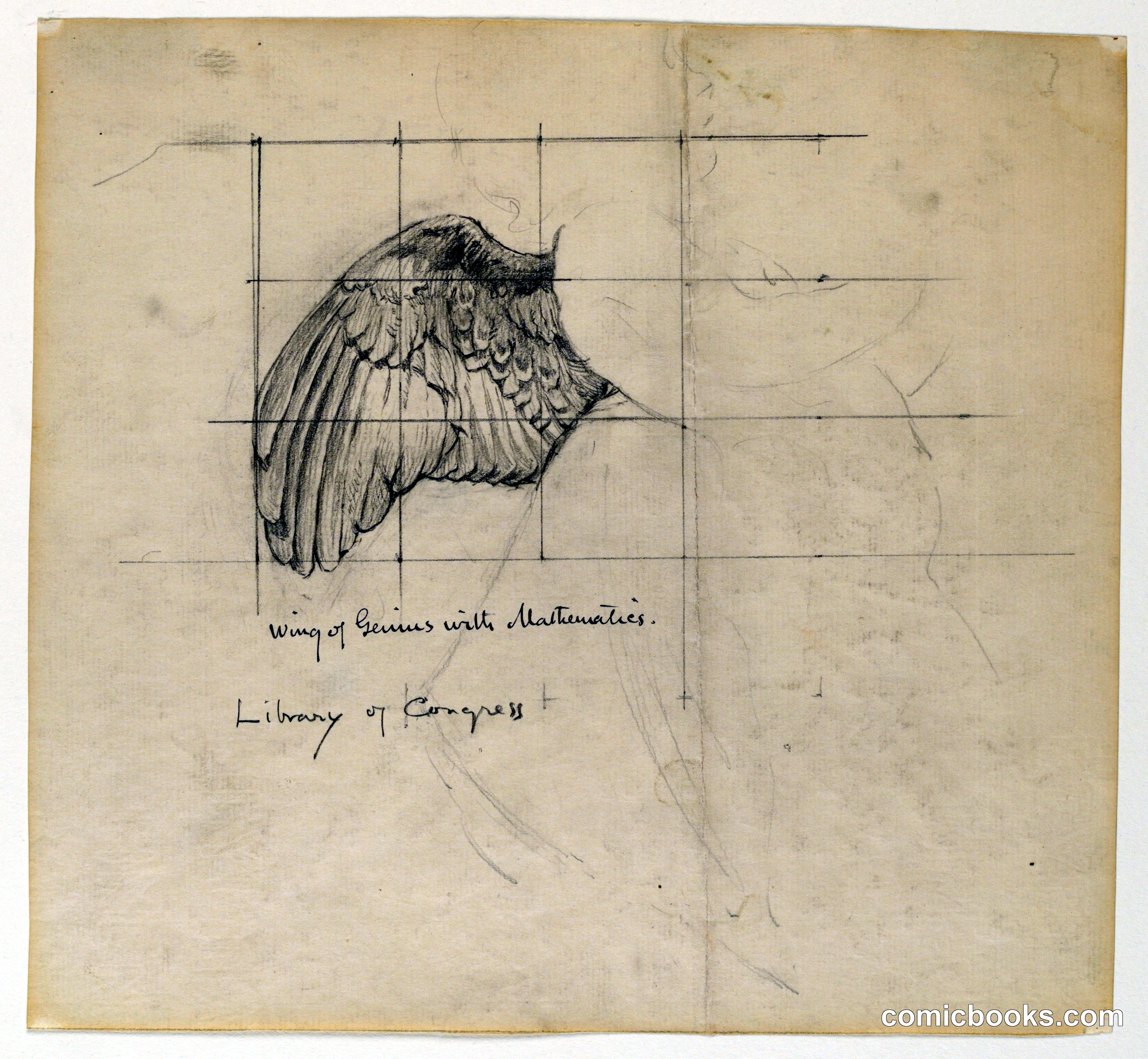 Study for 'Mathematics,' 'The Sciences'