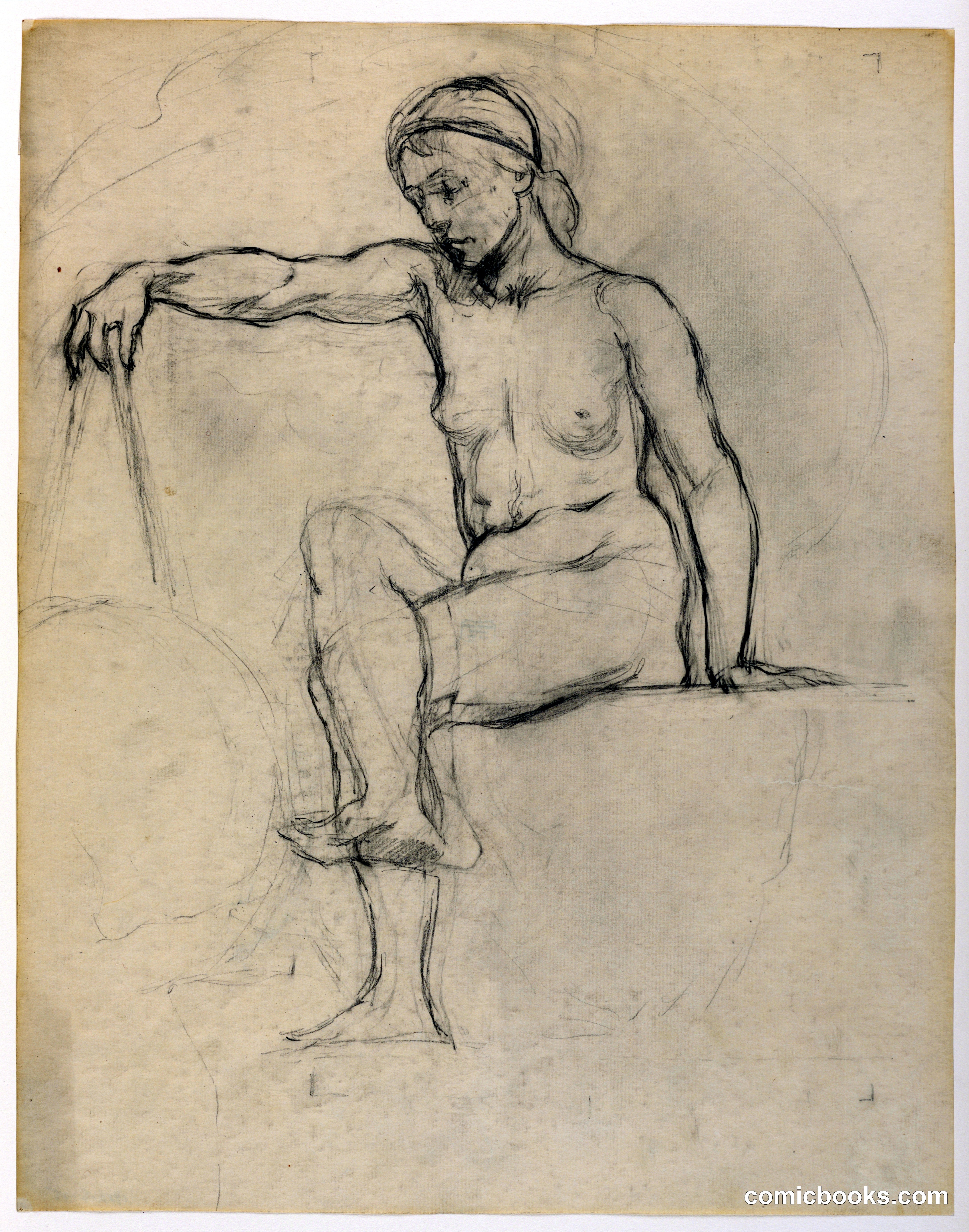 Study for 'Astronomy,' The Sciences
