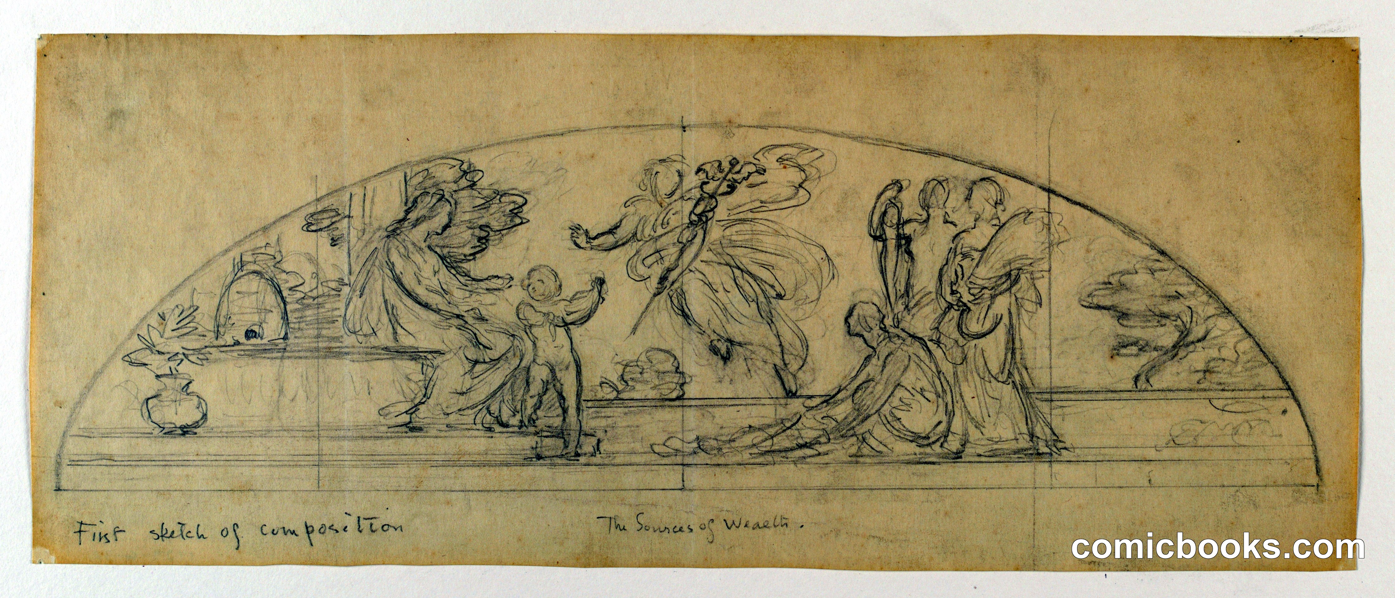 Study for 'The Sources of Wealth'