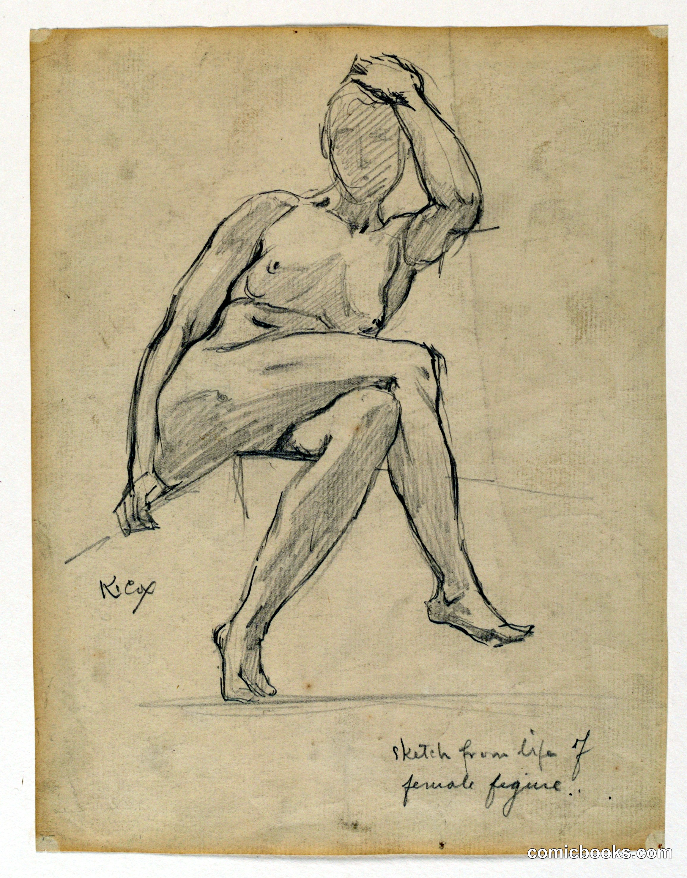 Study of a Female Figure