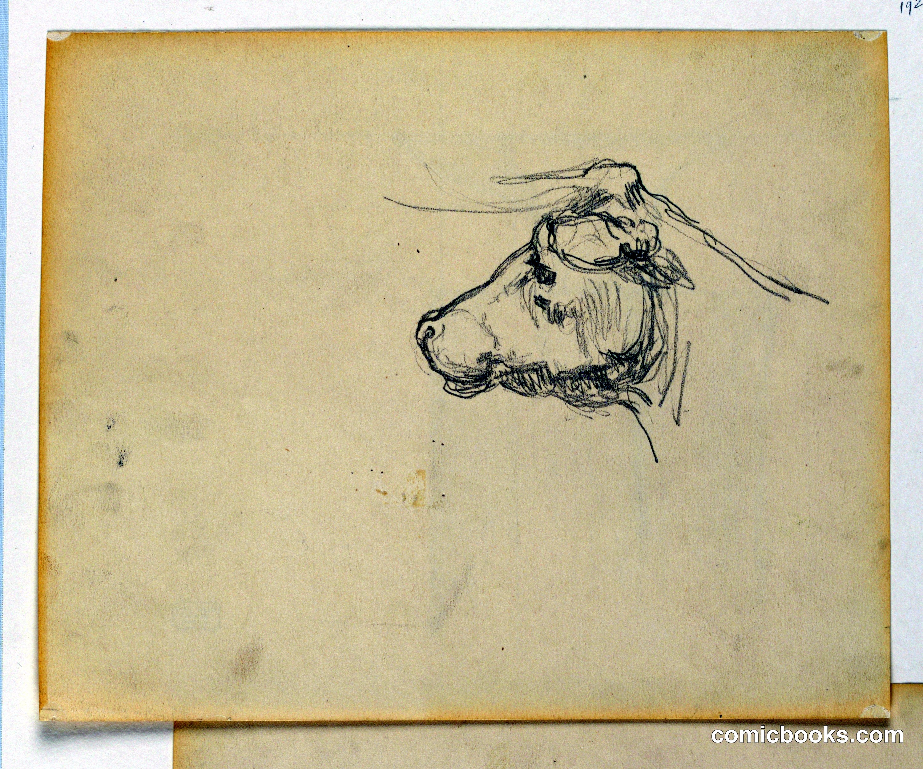 Study for Herding (State Capitol Mural)