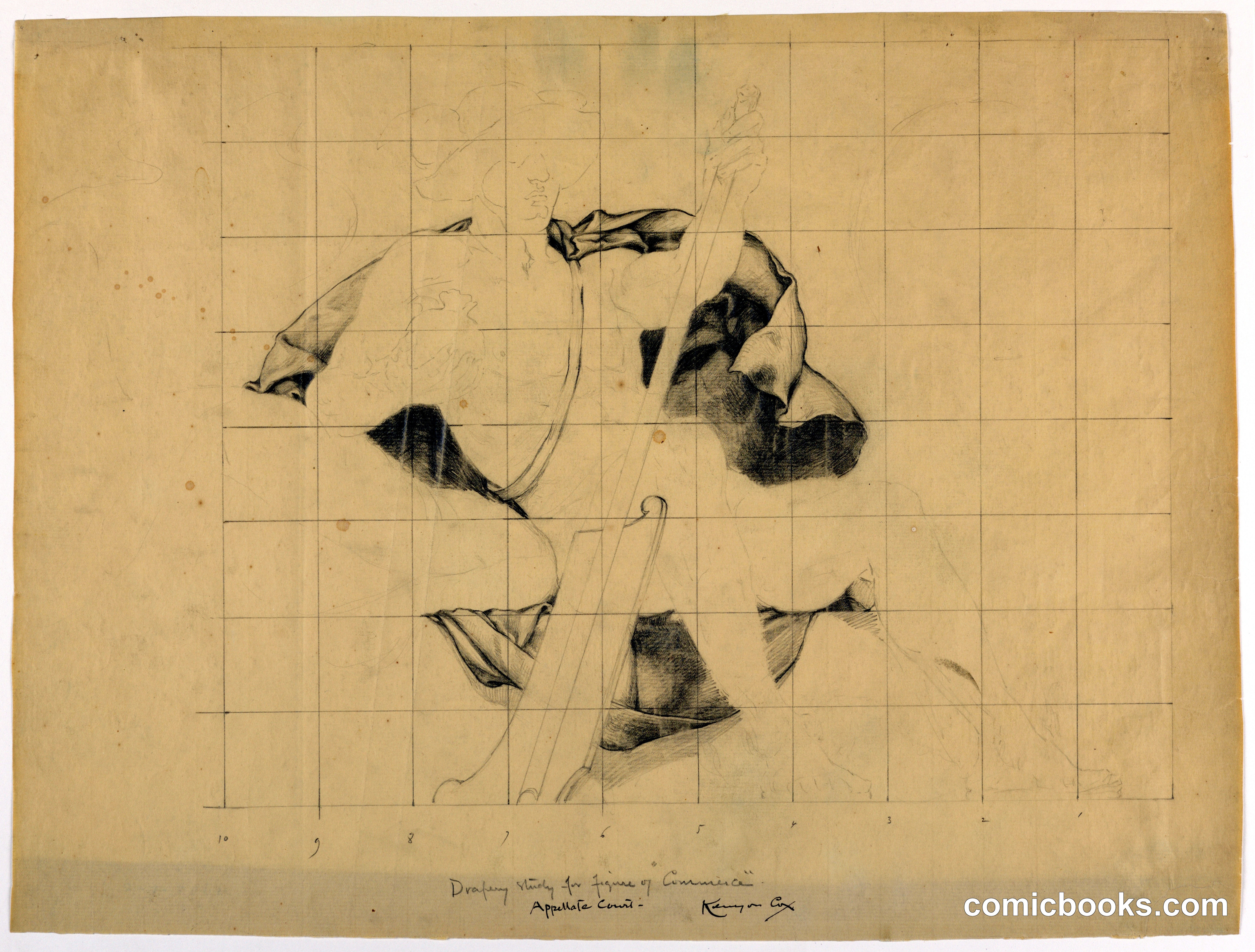 Study for 'Commerce,' Appellate Division Court House
