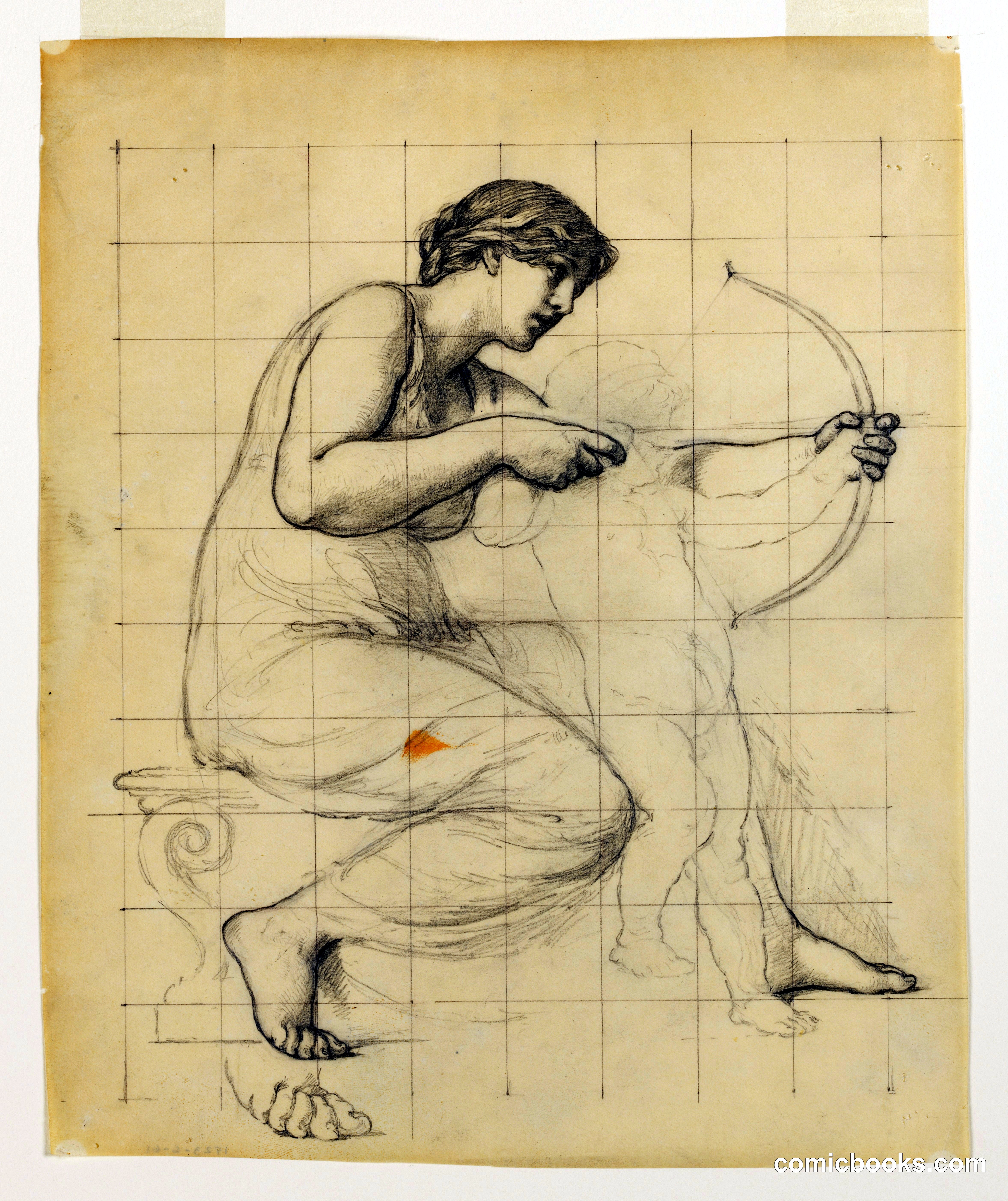 Study for 'The Education of Cupid'