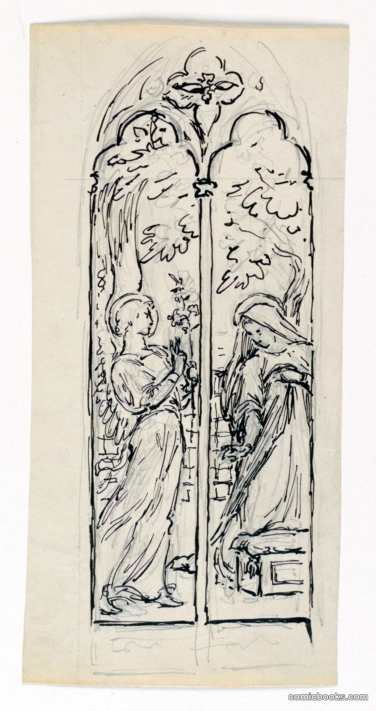 Study for 'The Annunciation'