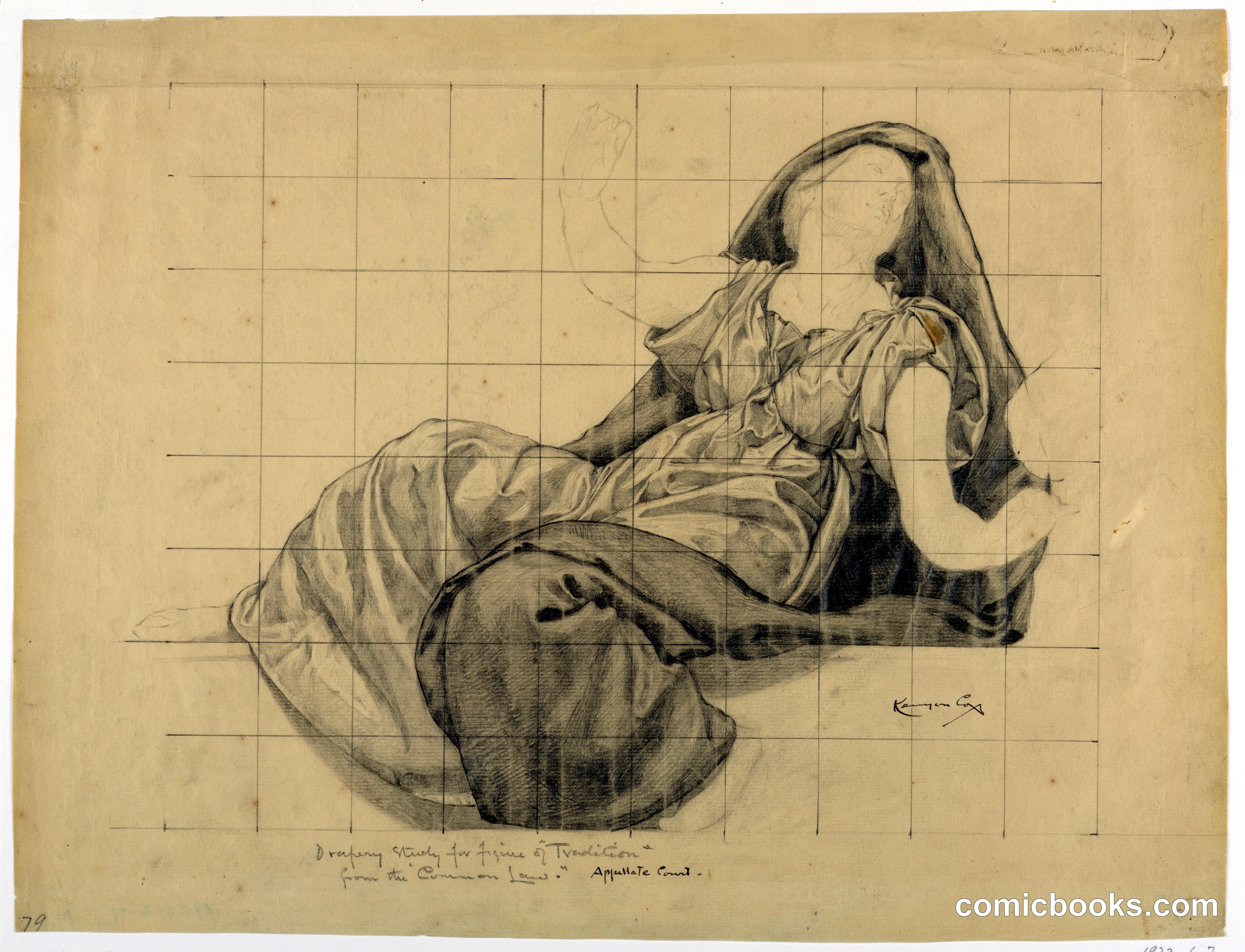 Study for 'The Common Law,' 'The Reign of the Law'