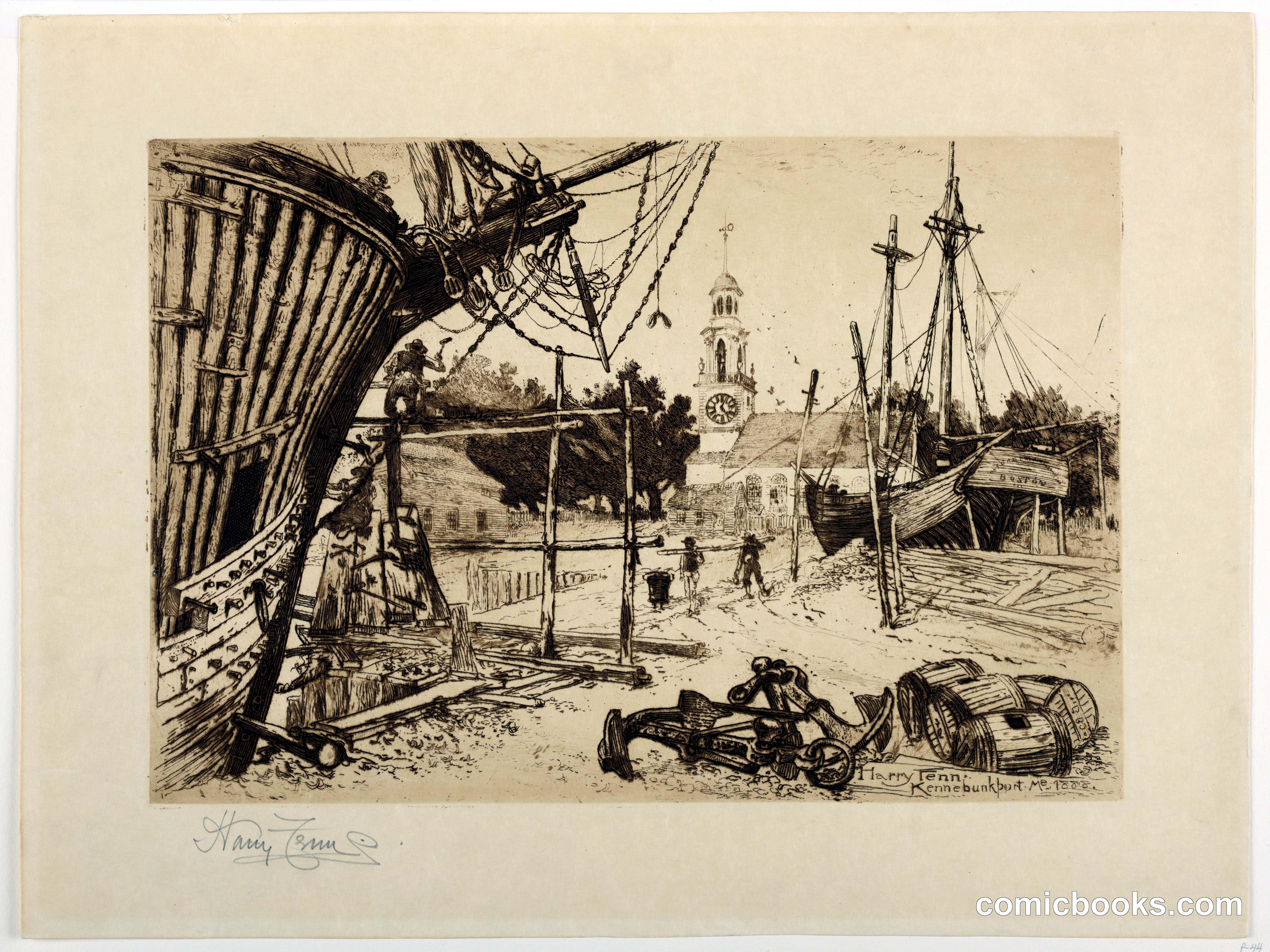 Wharf, Kennebunkport, Maine
