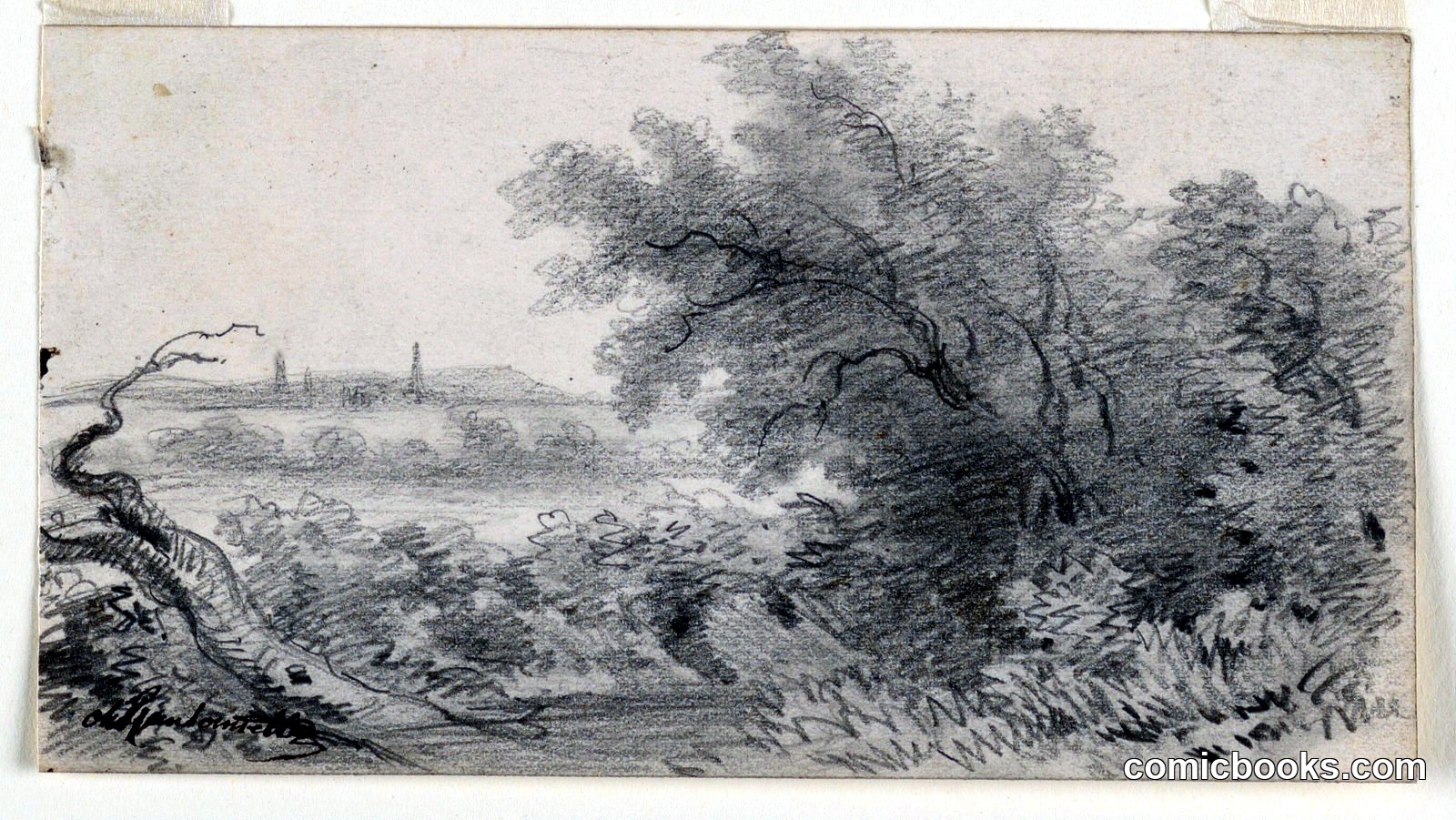 Landscape with Branch