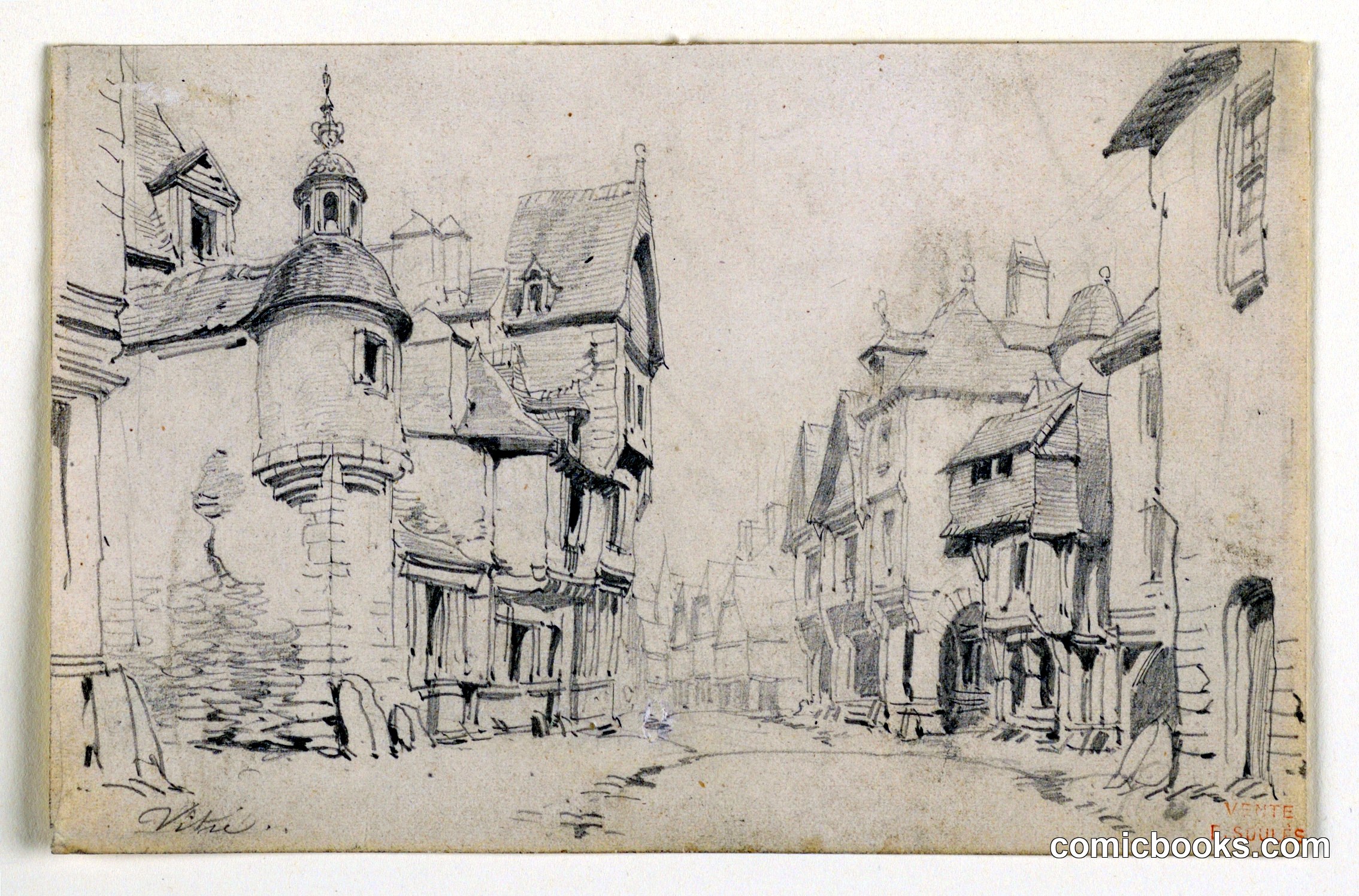 A Street in Vitré, Brittany