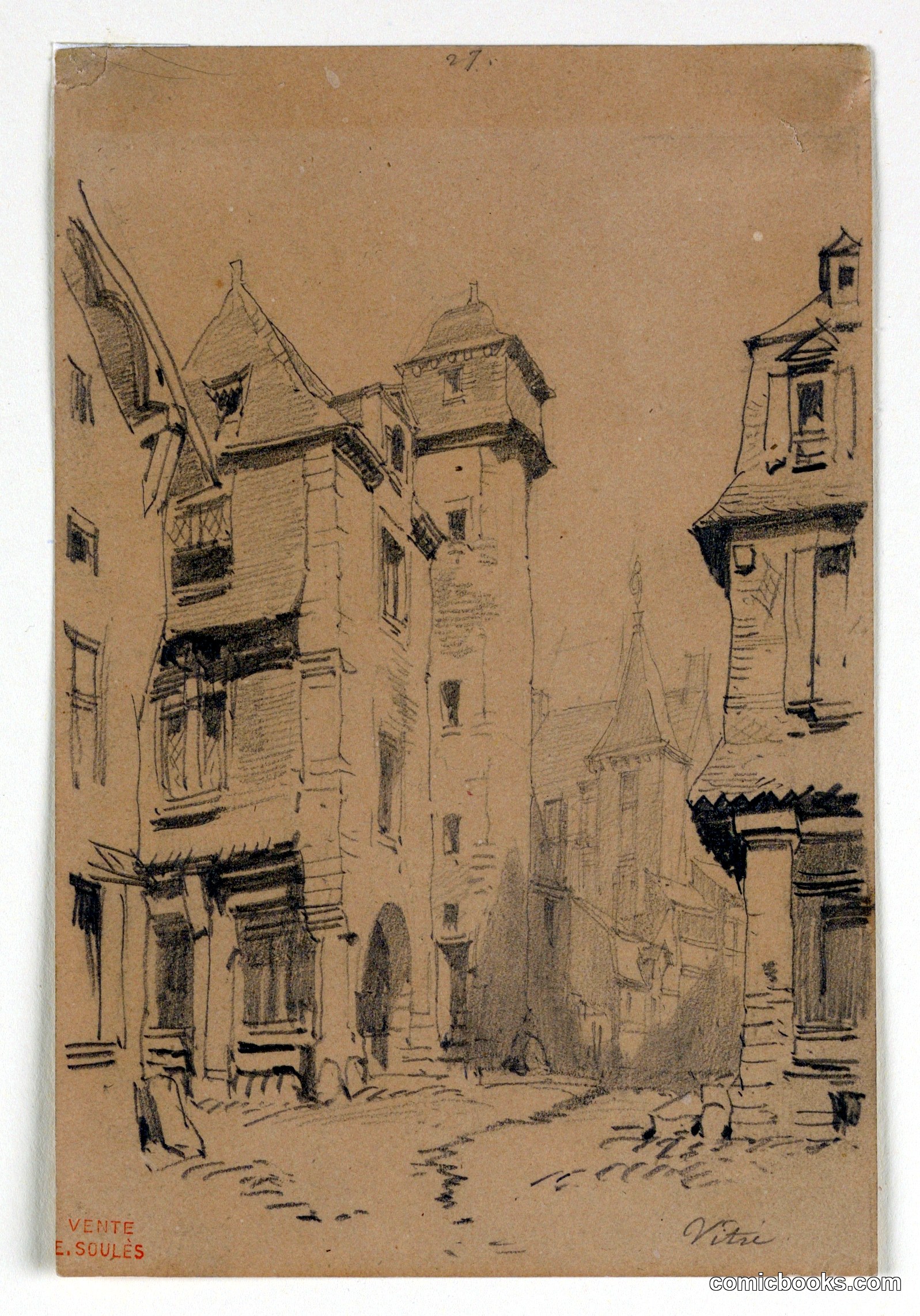 A Street in Vitré, Brittany