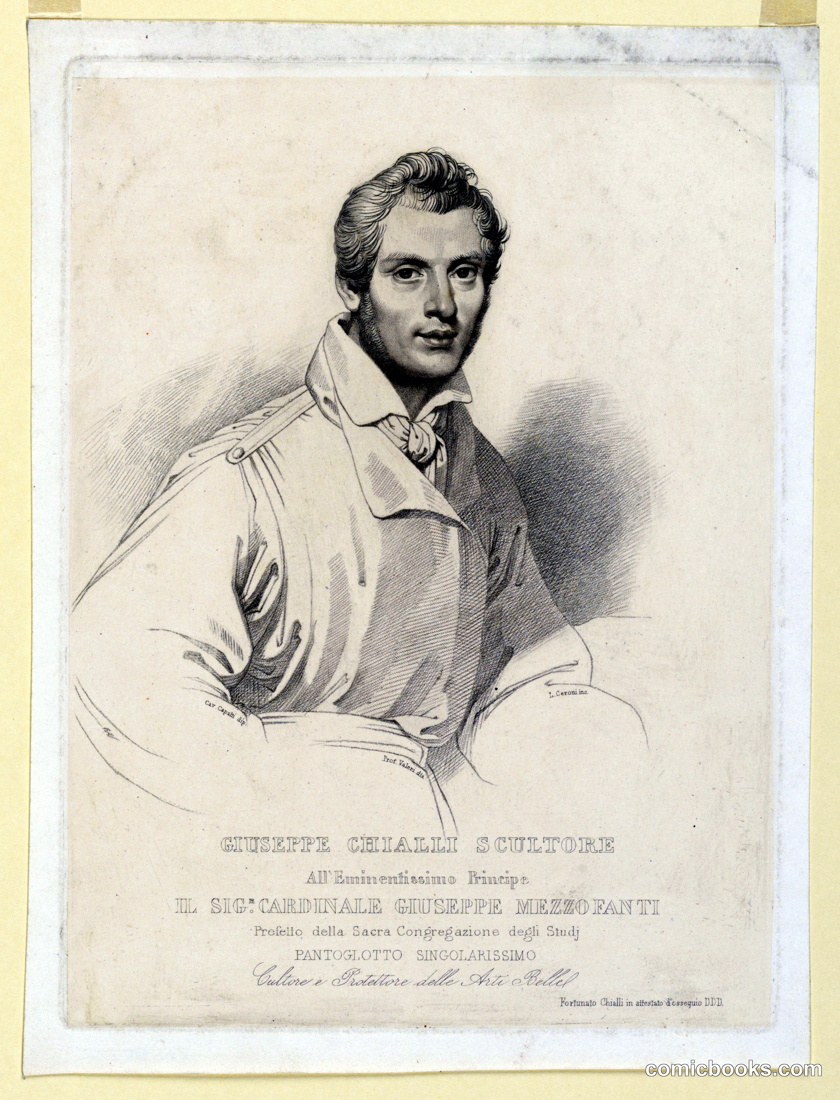 Portrait of Giuseppe Chialli Scultore