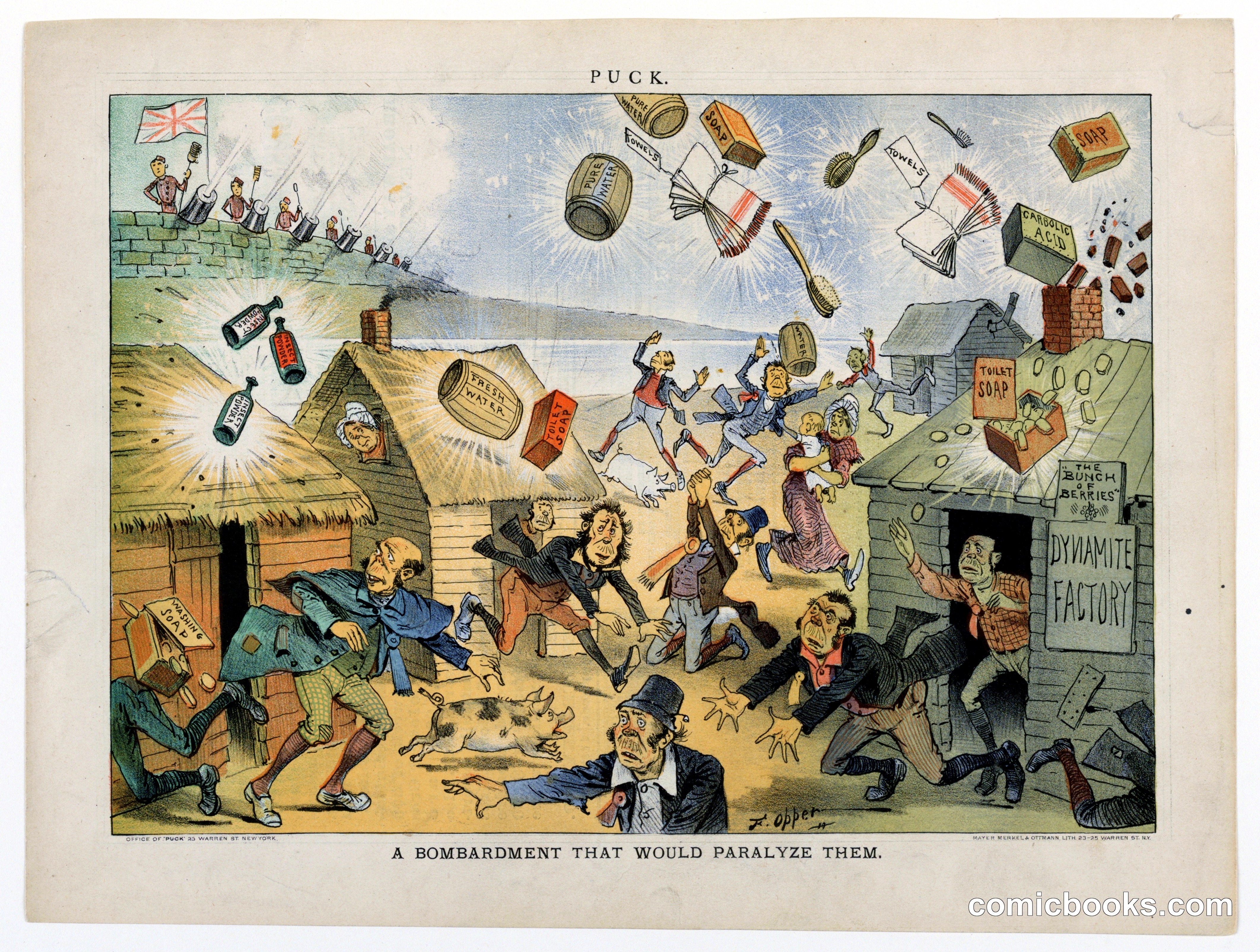 A Bombardment That Would Paralyze Them